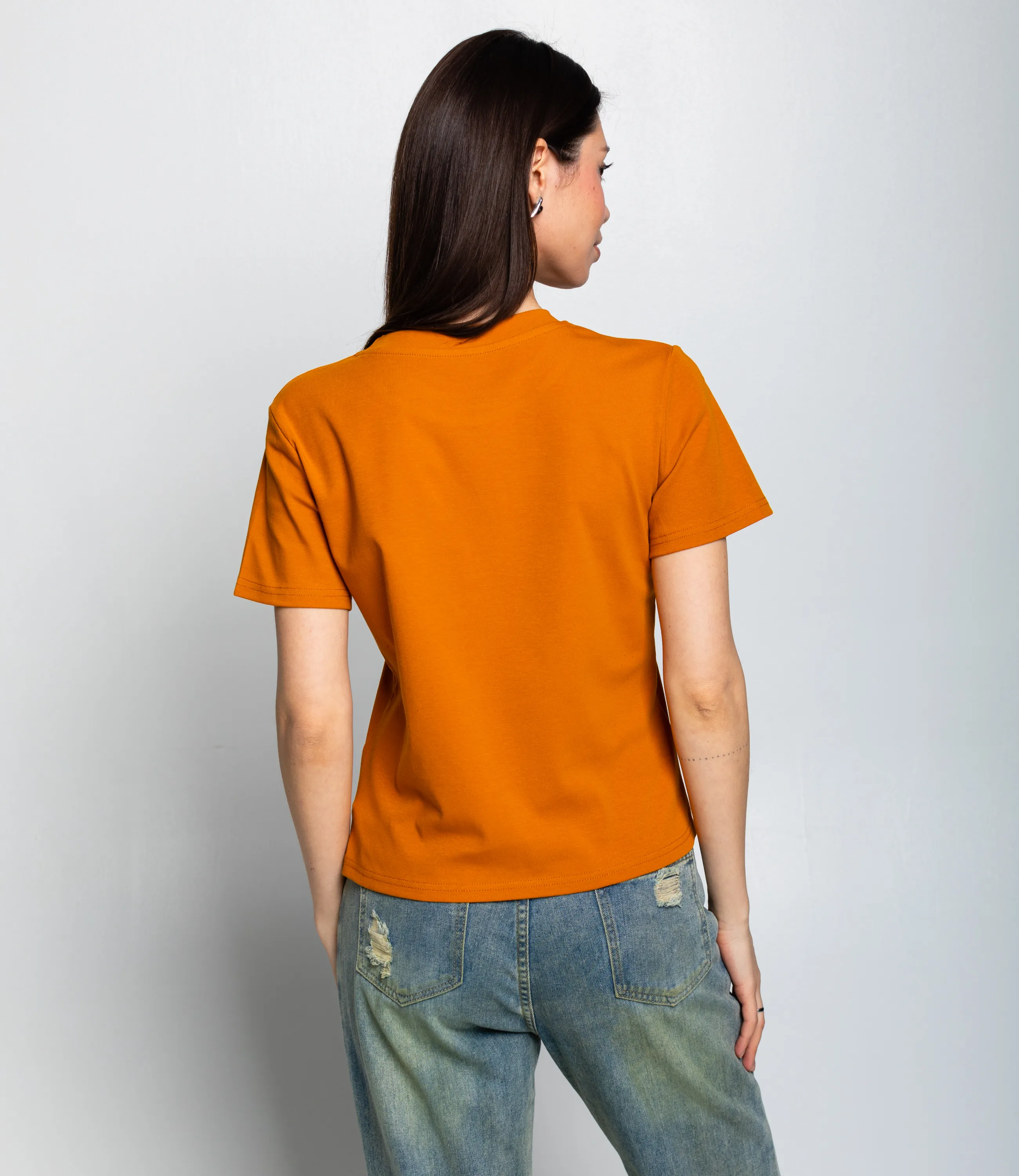 Футболка #КТ230, терракотовый
