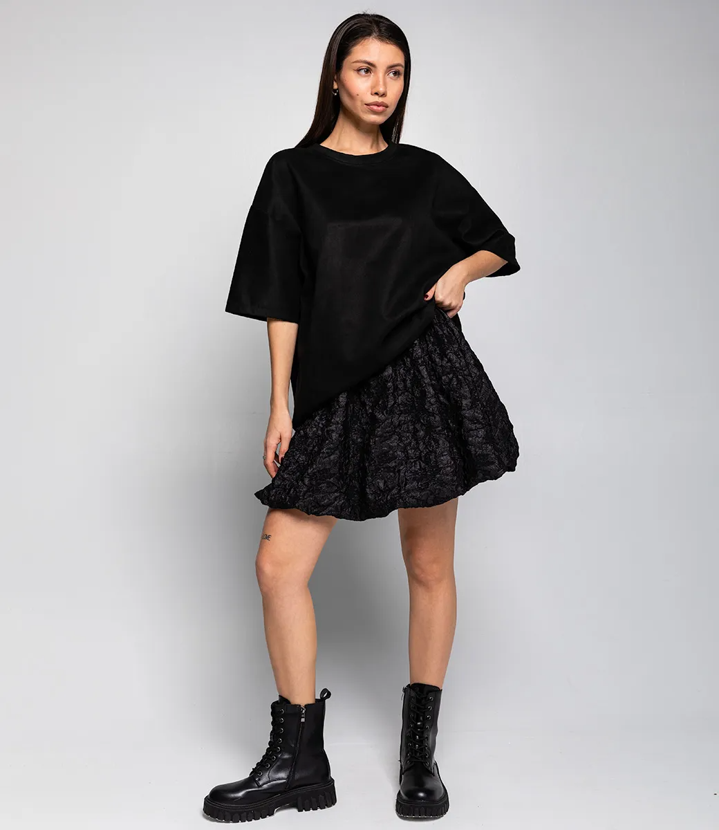 Футболка #КТ0112, чёрный