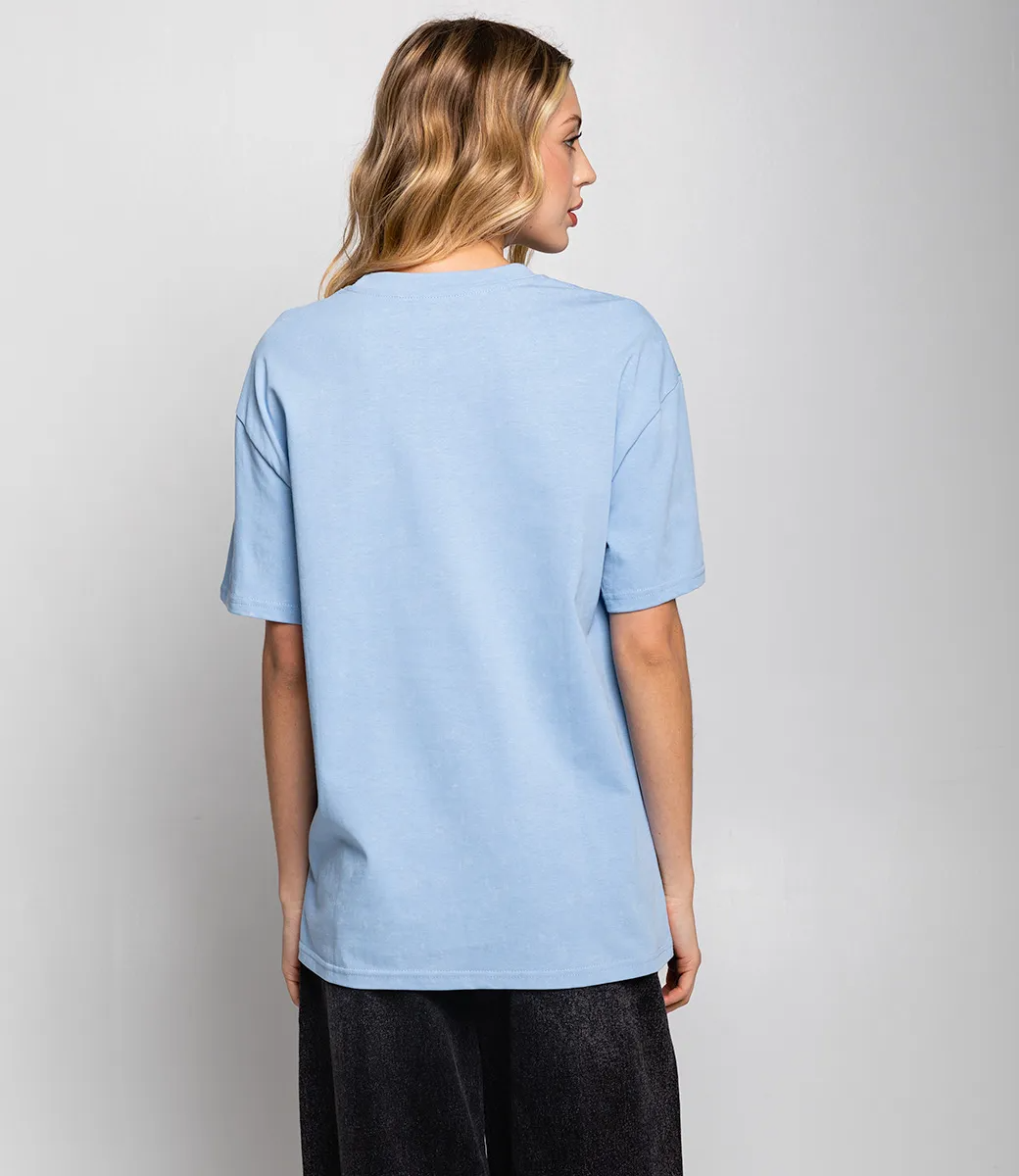 Футболка #КТ3036 (1), голубой