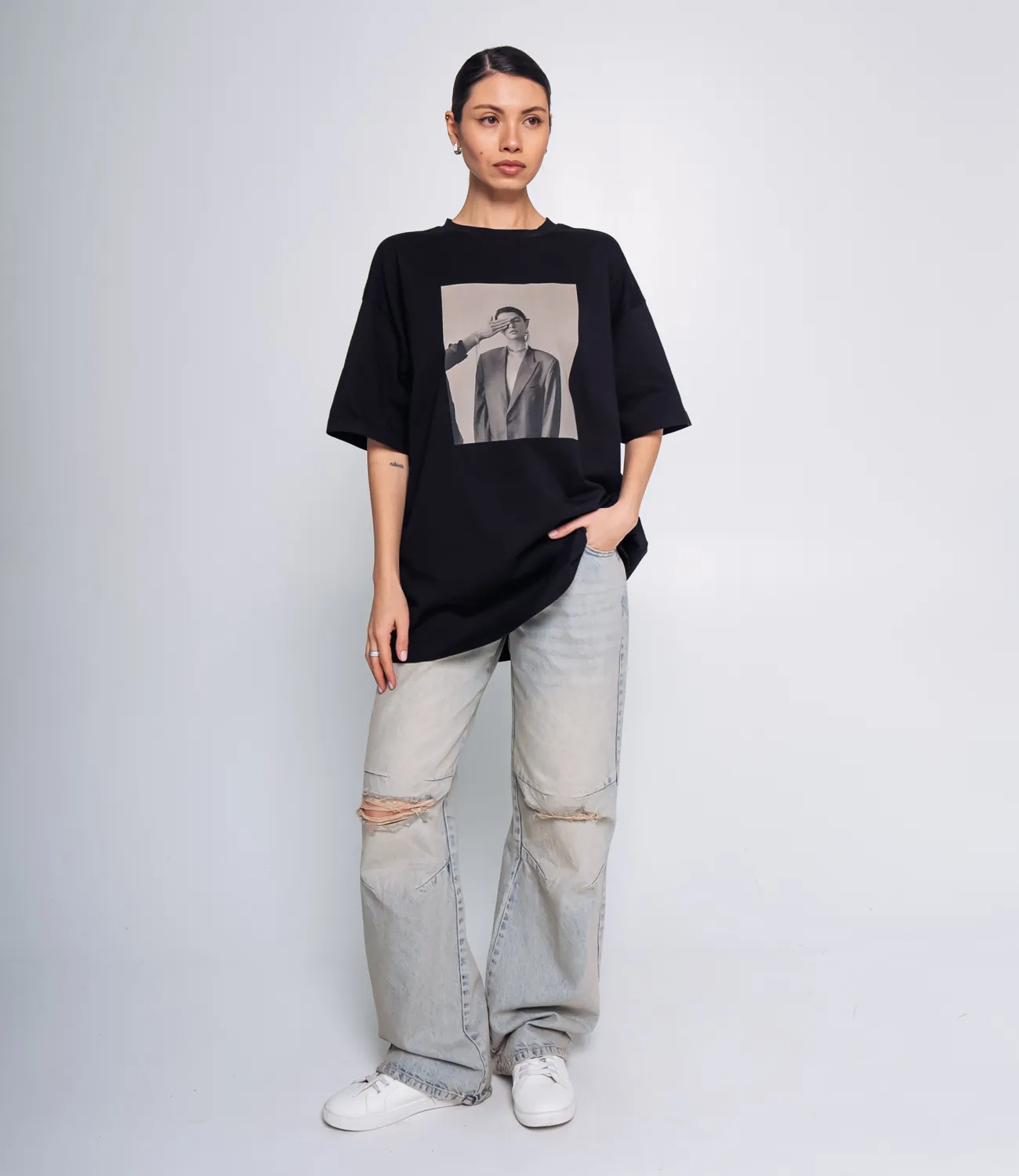 Футболка #КТ909 (7), чёрный