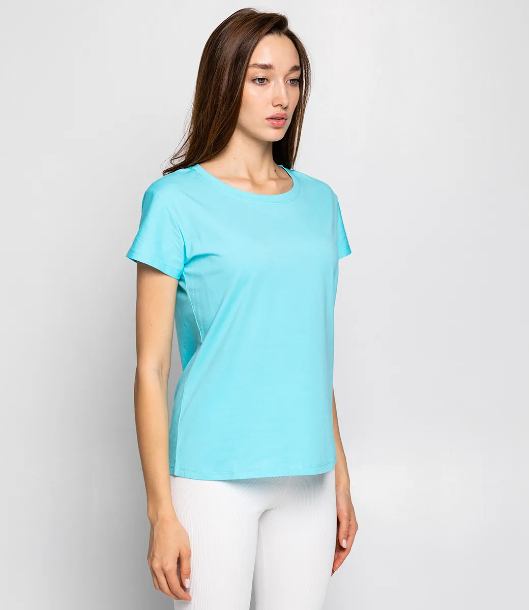 Футболка #КТ904 (1), голубой