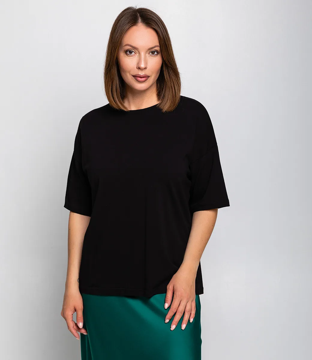 Футболка #ОБШ1420, чёрный