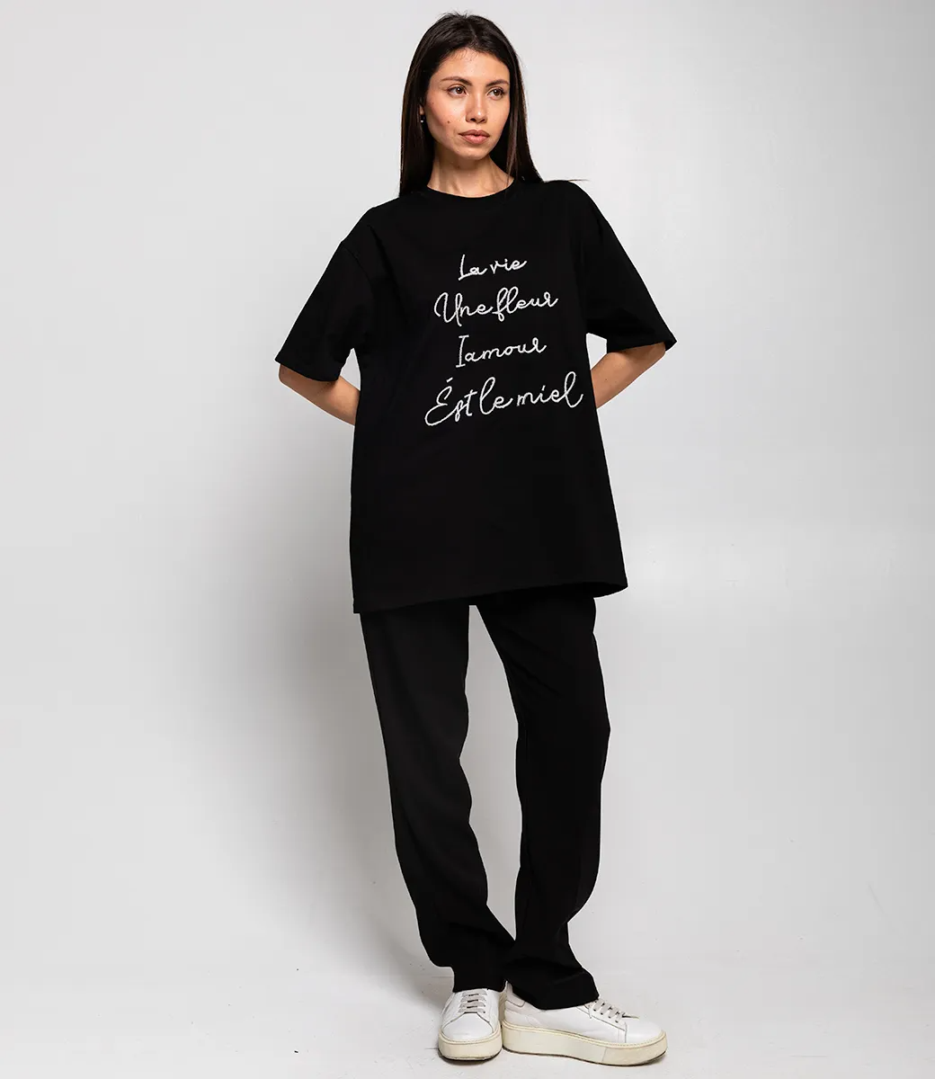 Футболка #КТ705 (4), чёрный