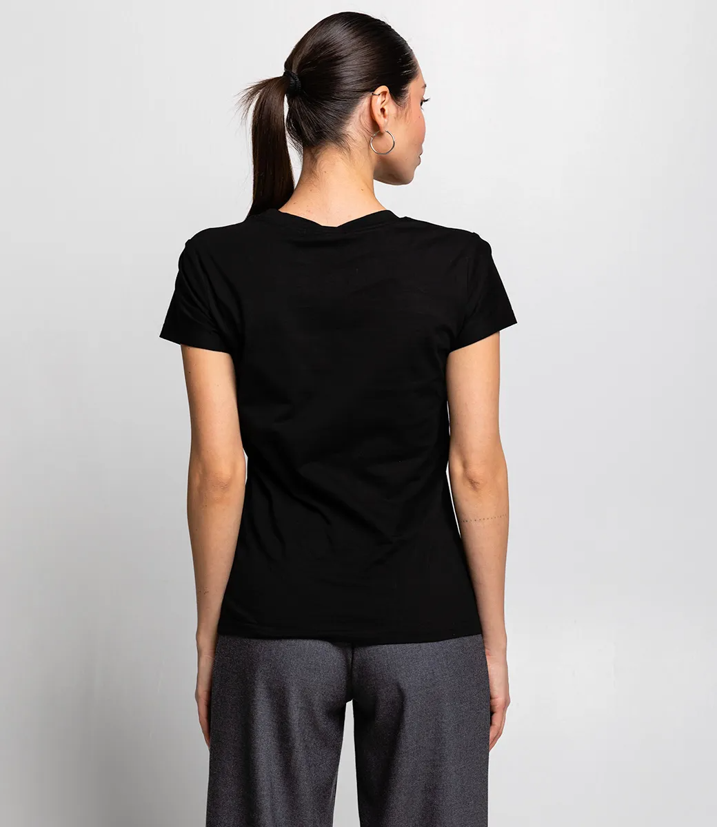 Футболка #ОКТ1665, чёрный