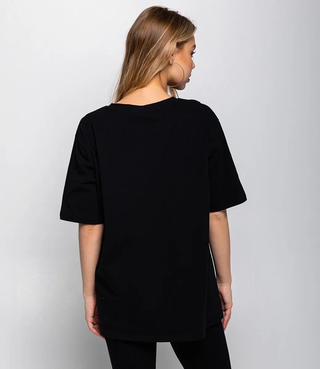 Футболка #КТ108-68, чёрный