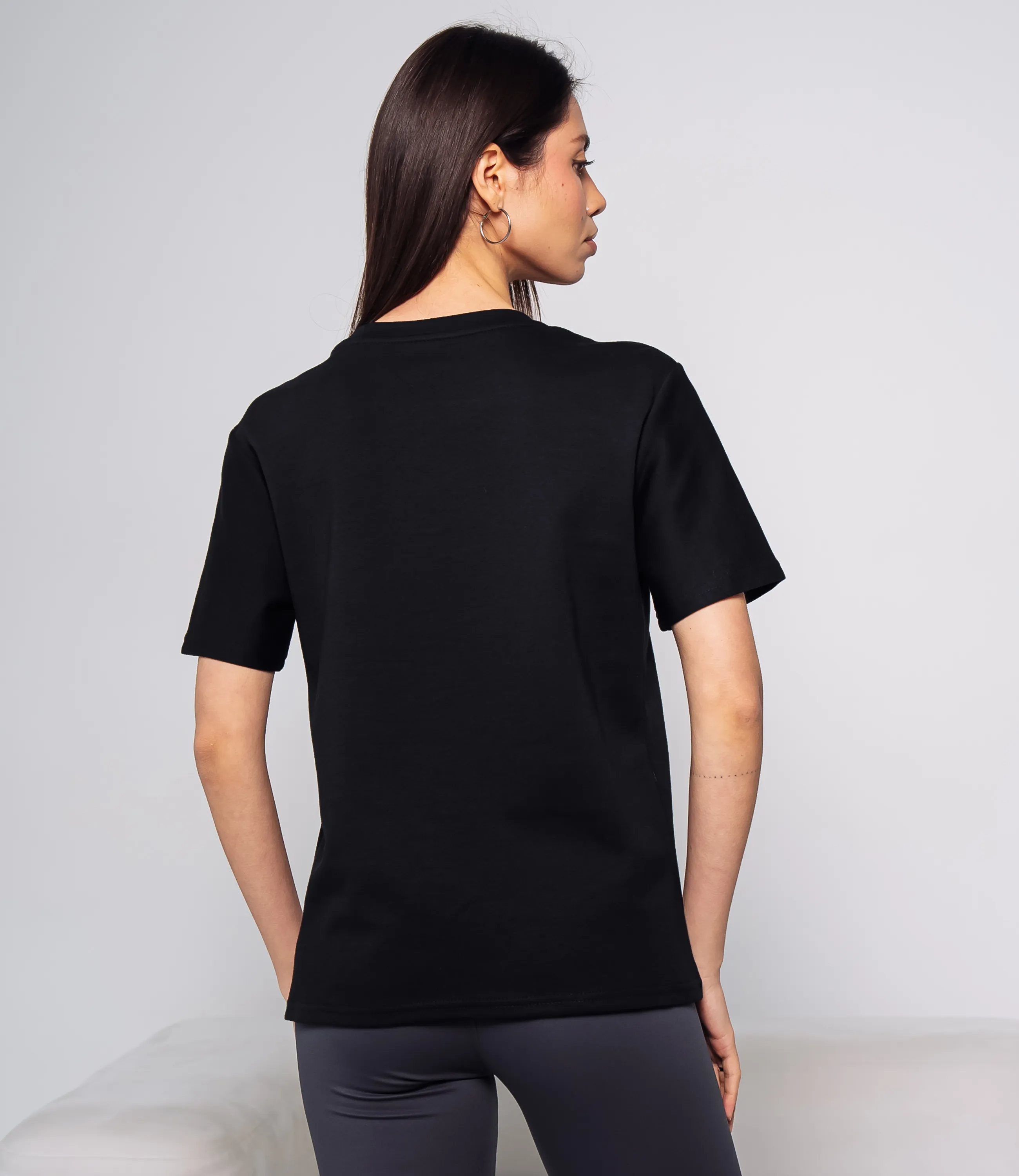 Футболка #КТ30816, чёрный