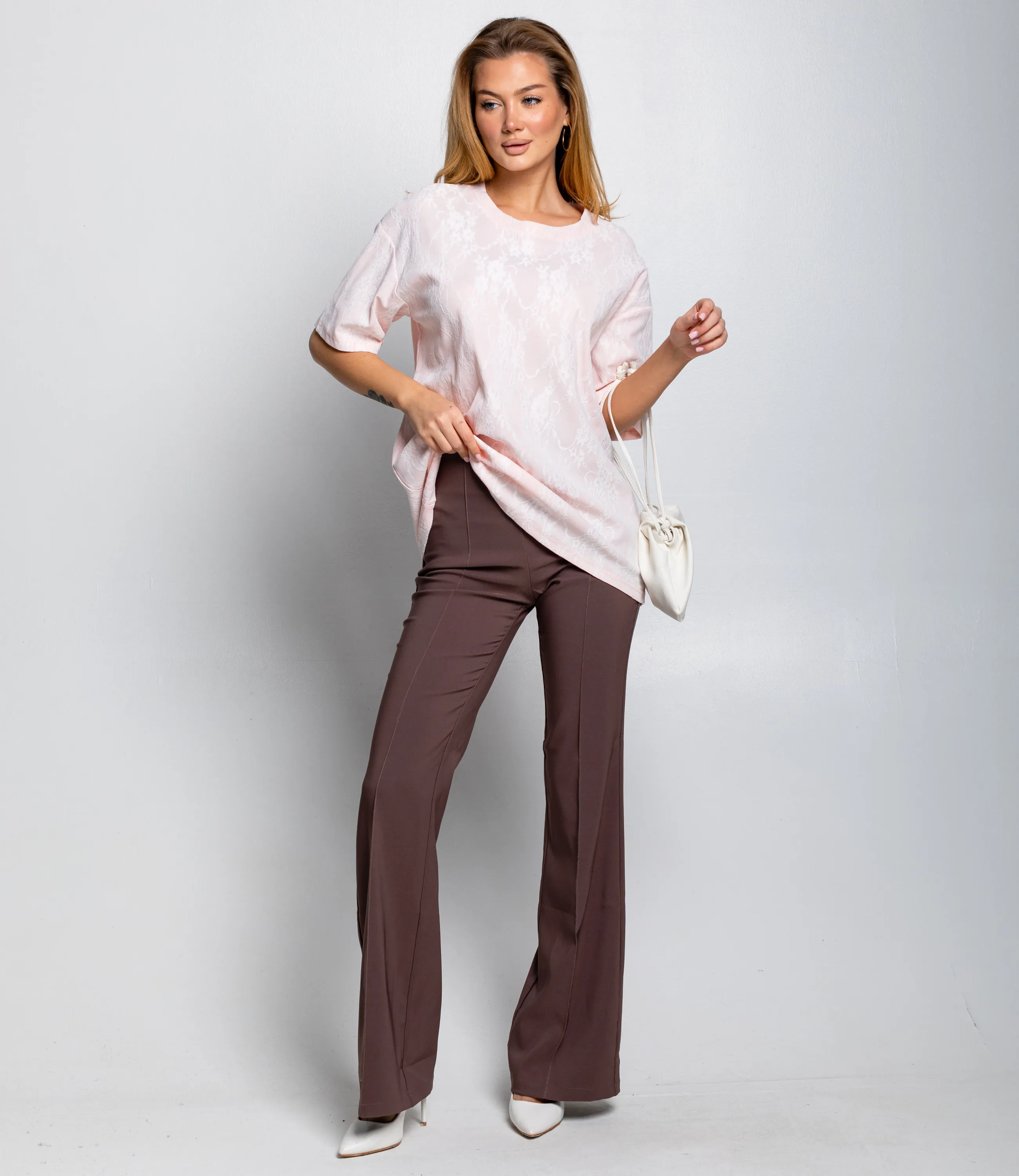 Футболка #КТ3035 (1), персиковый