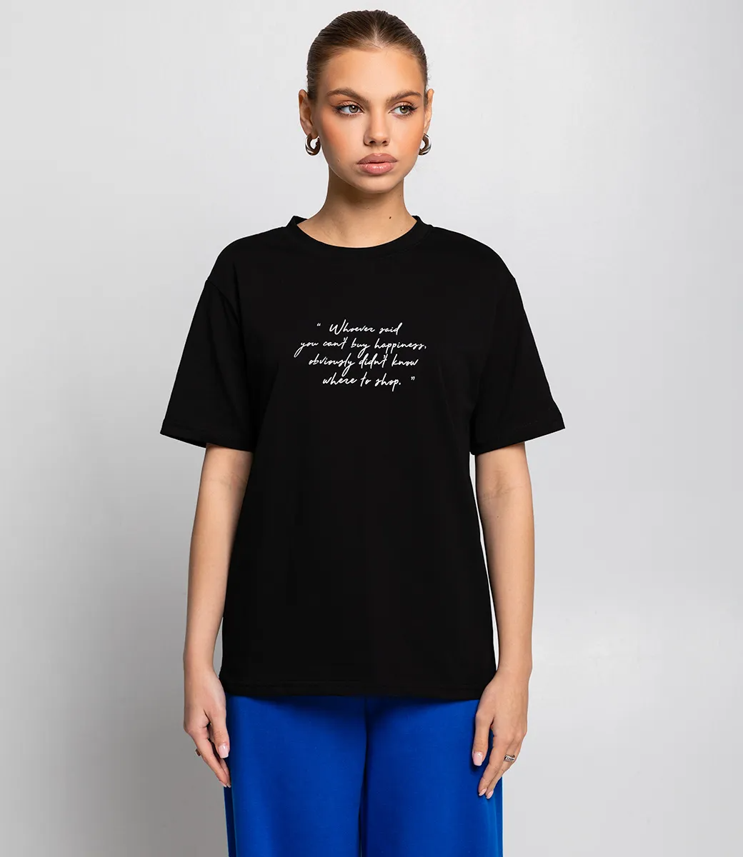 Футболка #КТ3504, чёрный