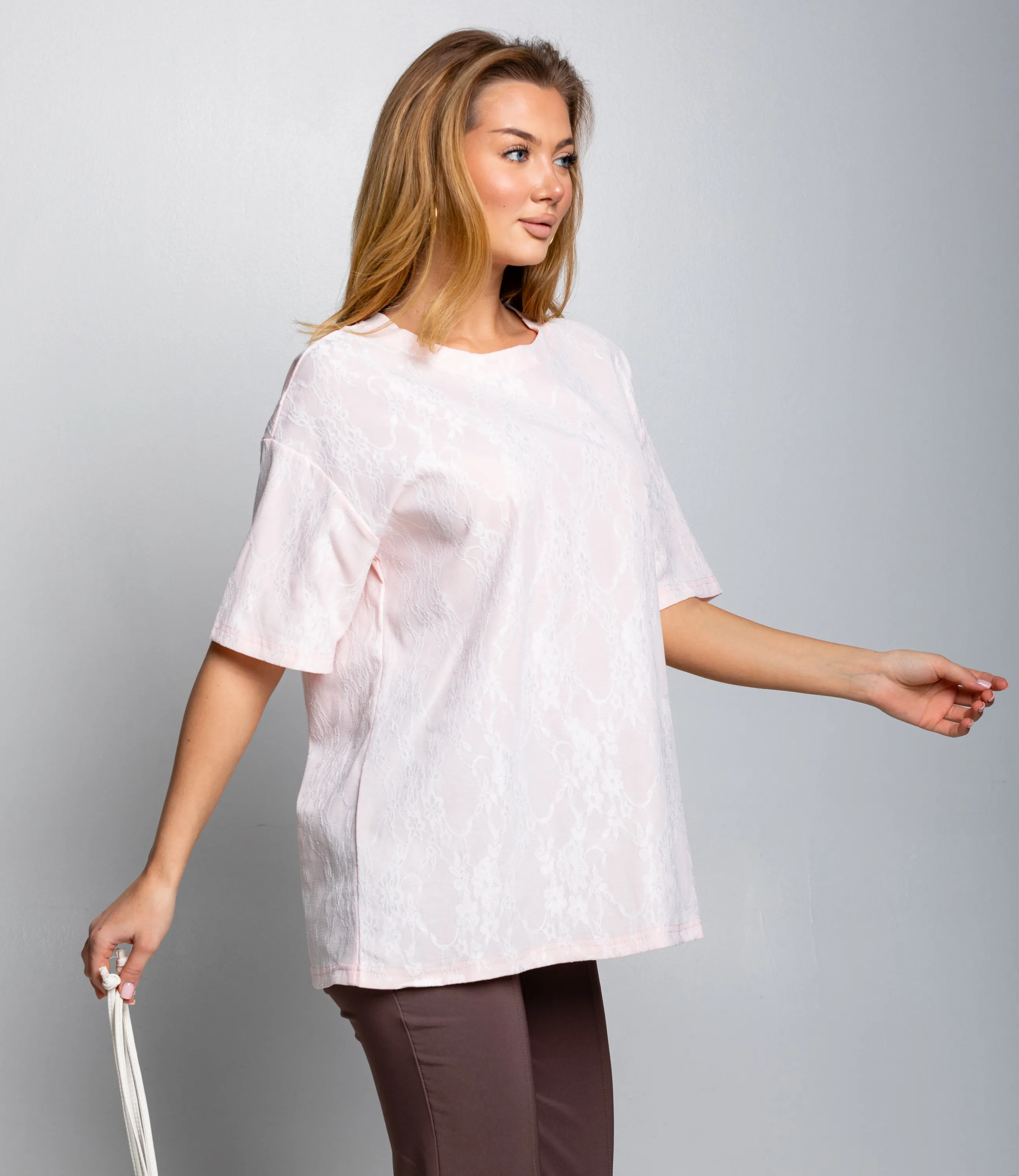 Футболка #КТ3035 (1), персиковый