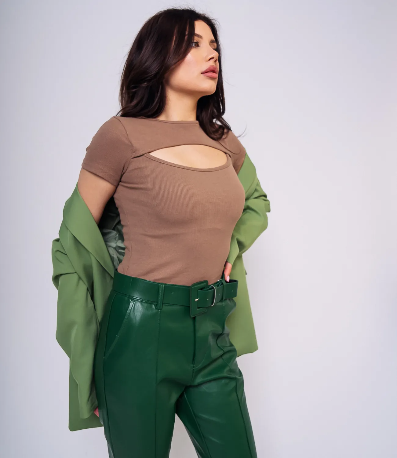 Футболка #КТ2253, капучино