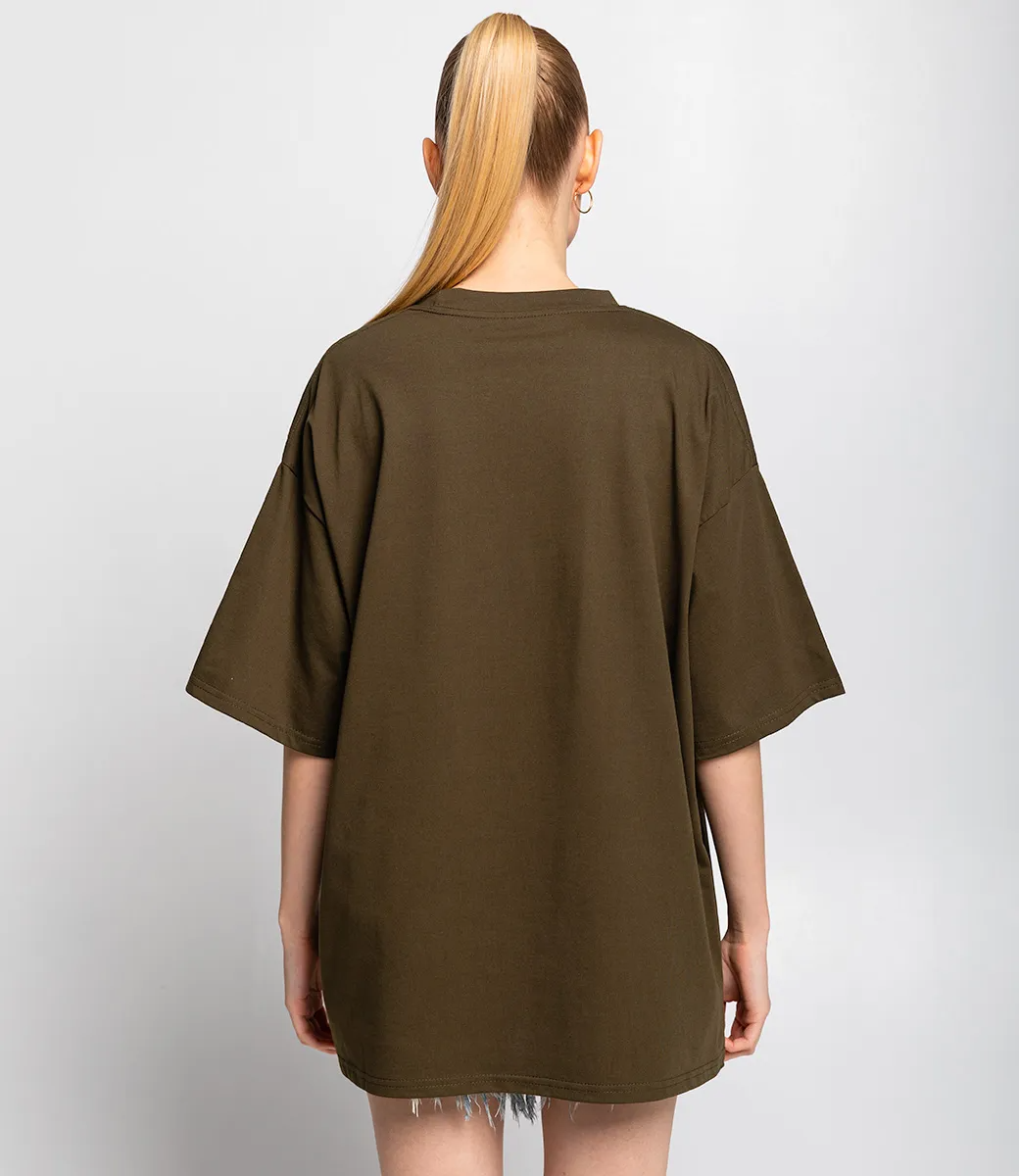 Футболка #КТ33107, зелёный