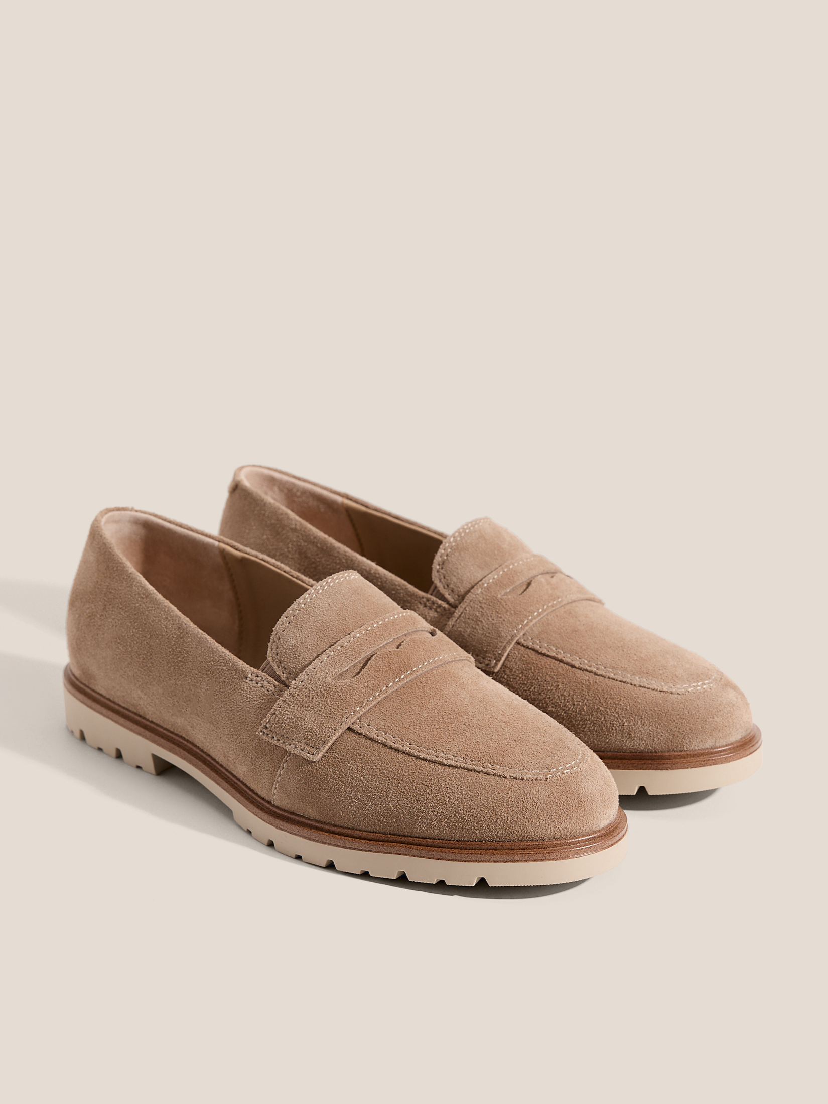 Женские лоферы TENDANCE 4834063, темно-бежевый