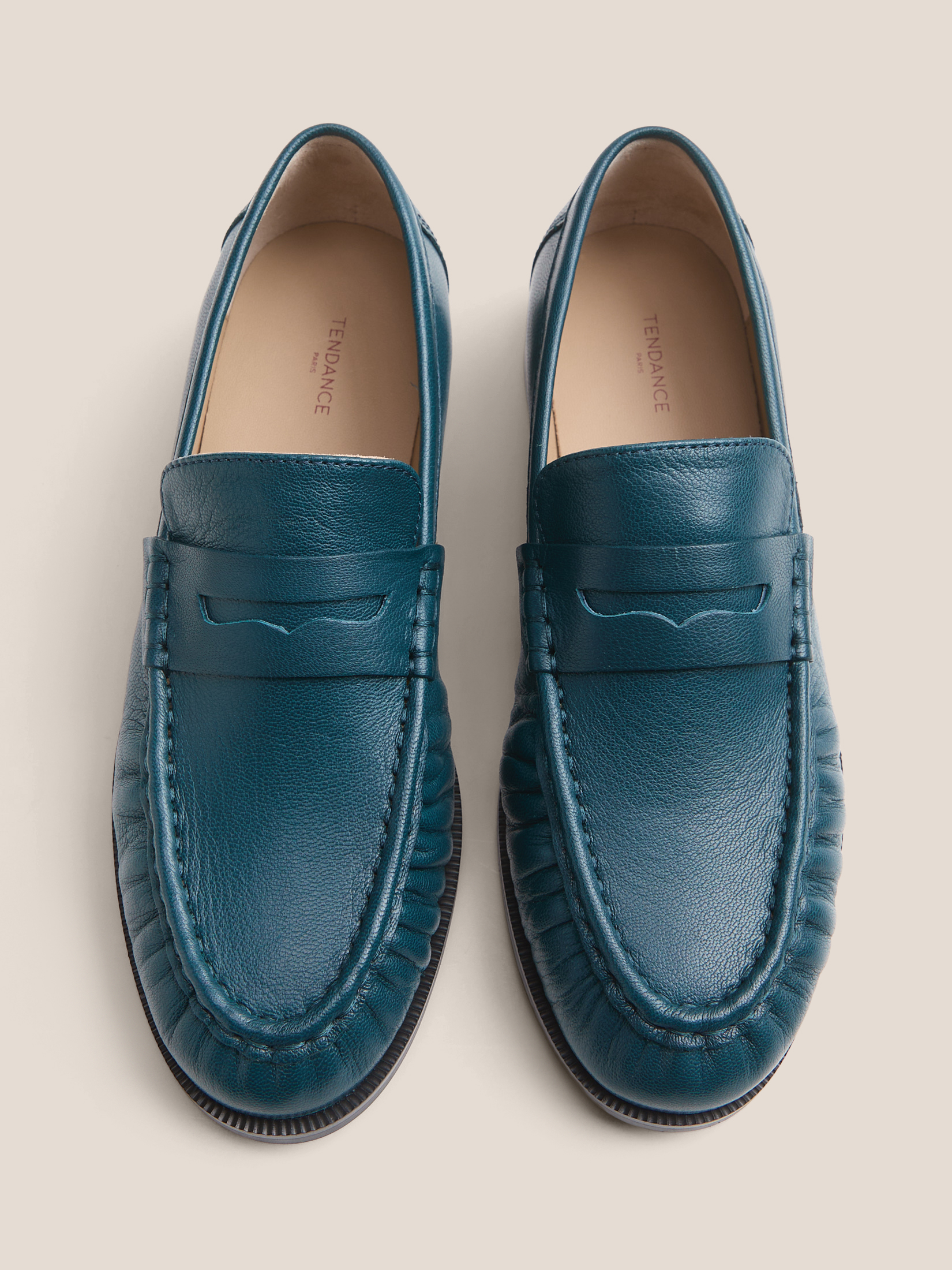 Женские лоферы TENDANCE 4834808, зелено-синий