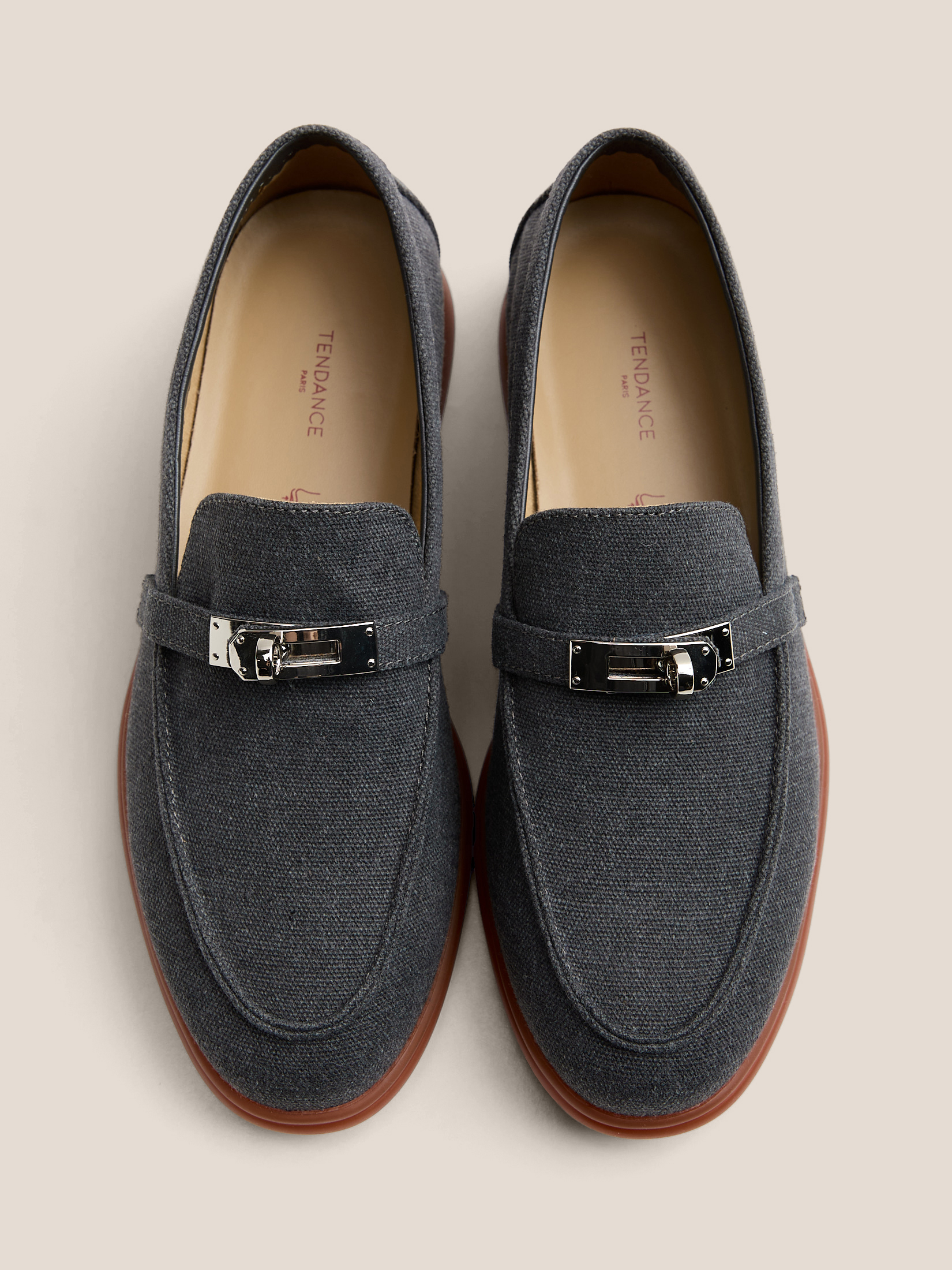 Женские лоферы TENDANCE 4751827, графитовый