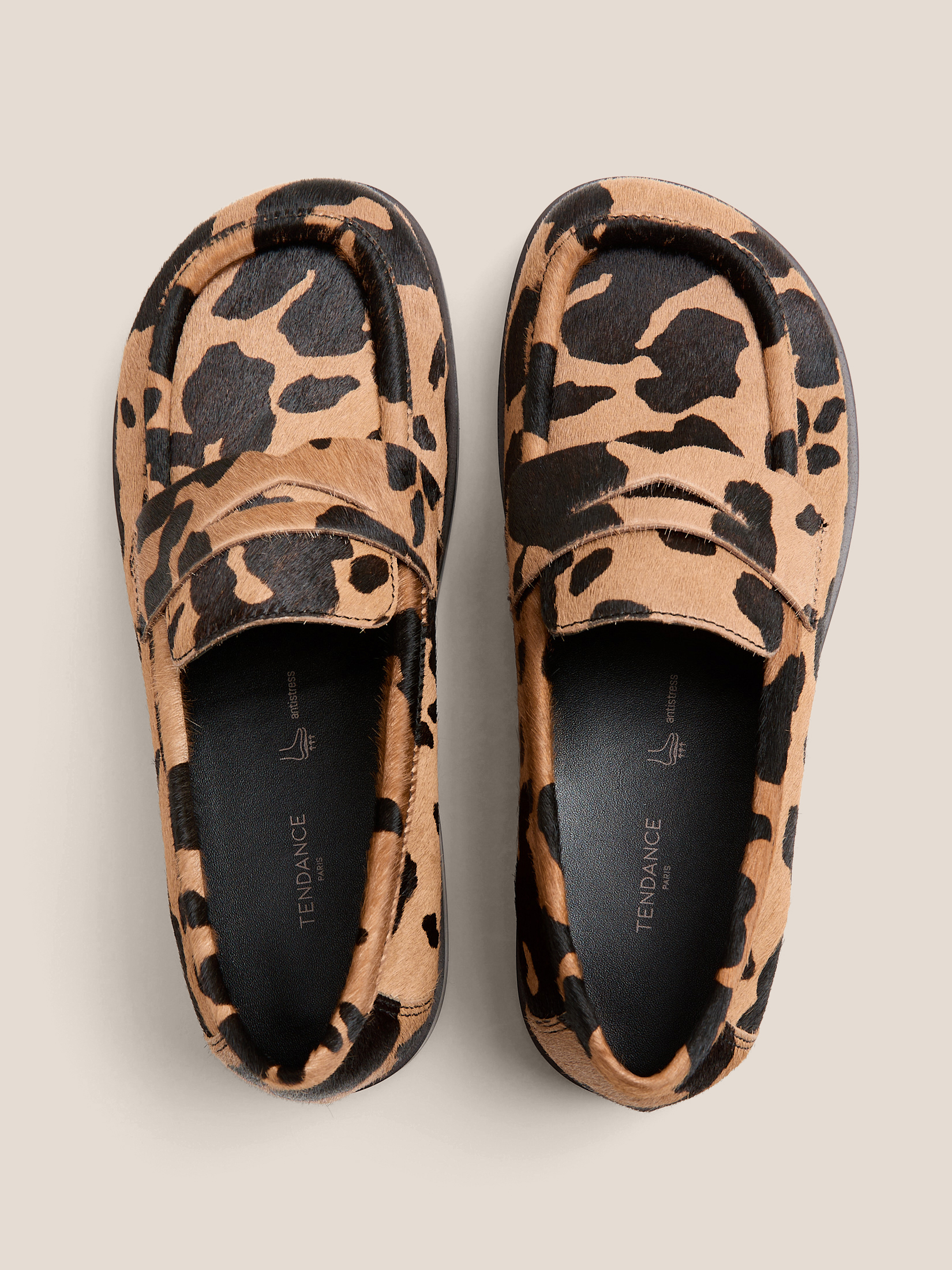 Женские лоферы TENDANCE 4701161, леопардовый принт