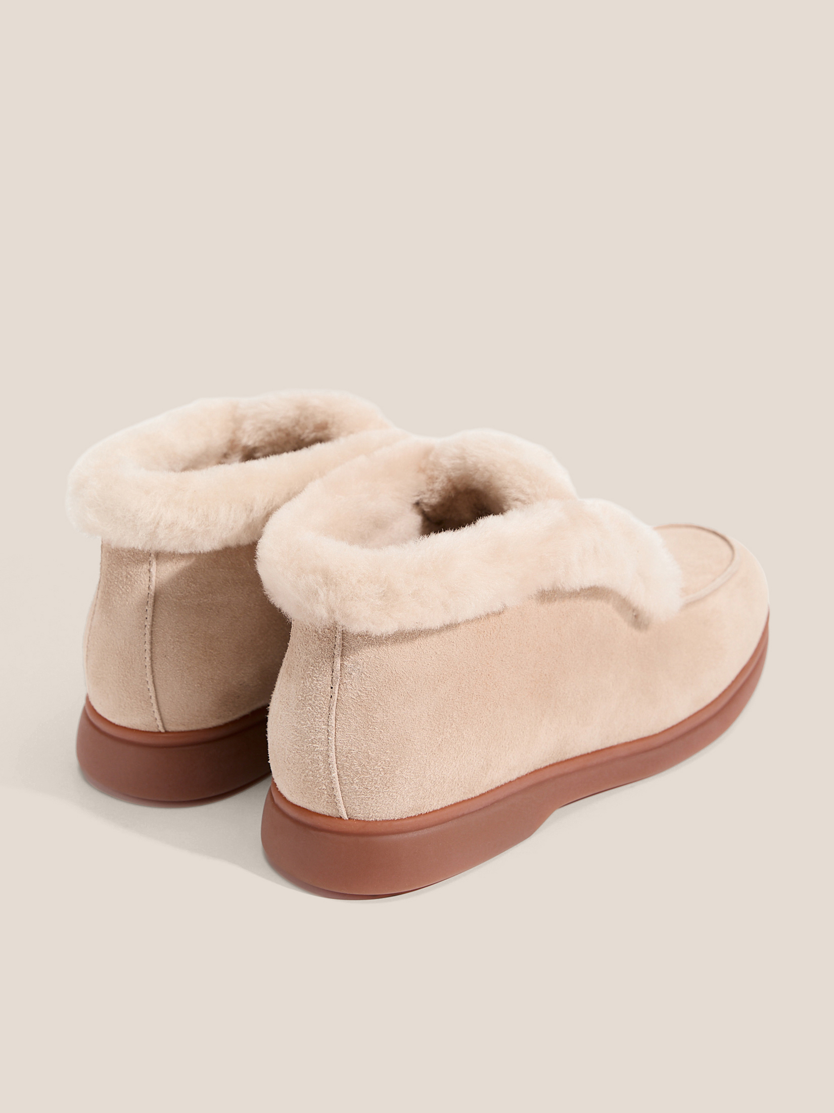 Женские высокие лоферы TENDANCE 4748103, светло-бежевый