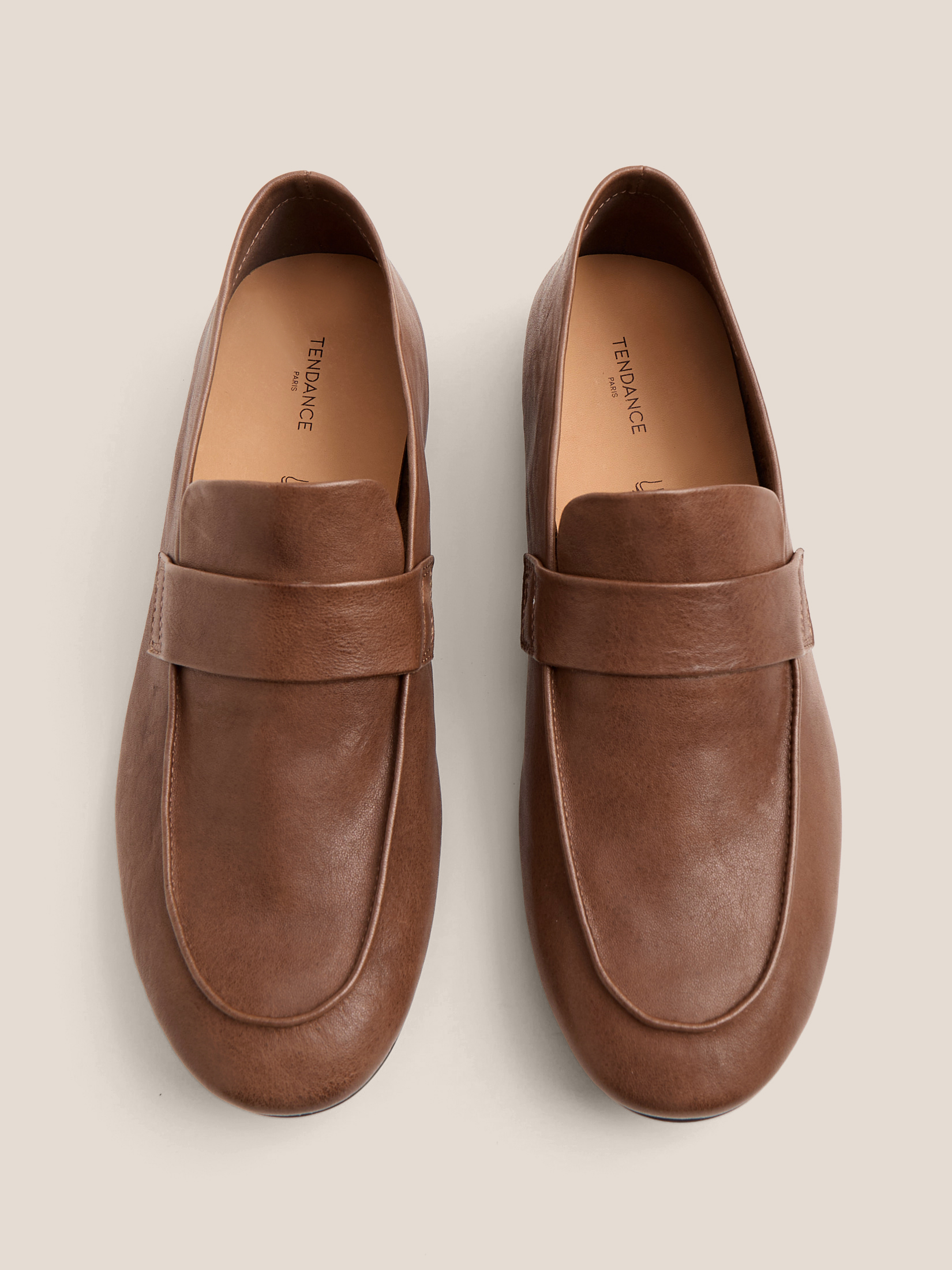 Женские лоферы TENDANCE 4809366, коричневый