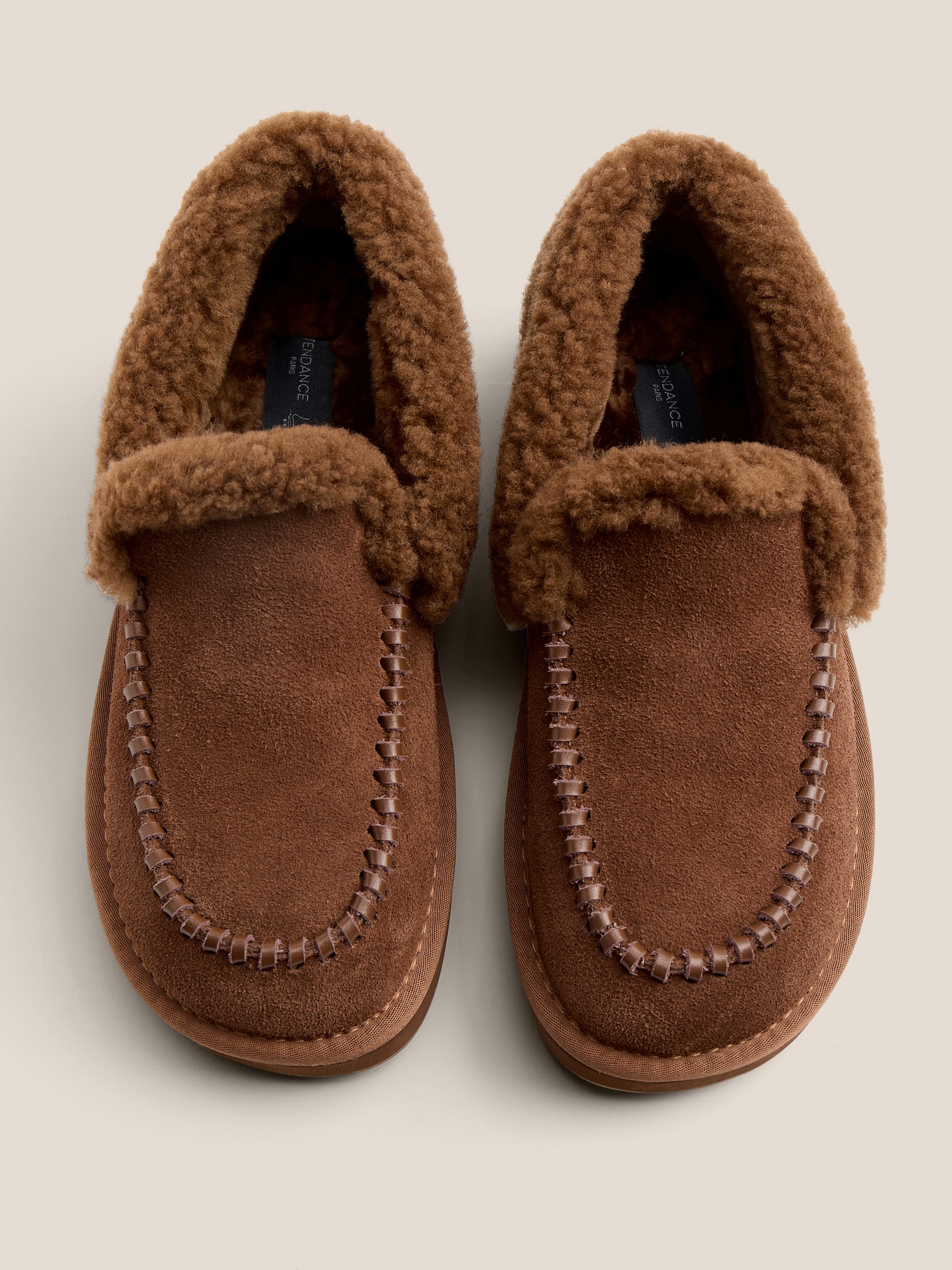 Женские высокие лоферы TENDANCE 4938548, оранжево-коричневый