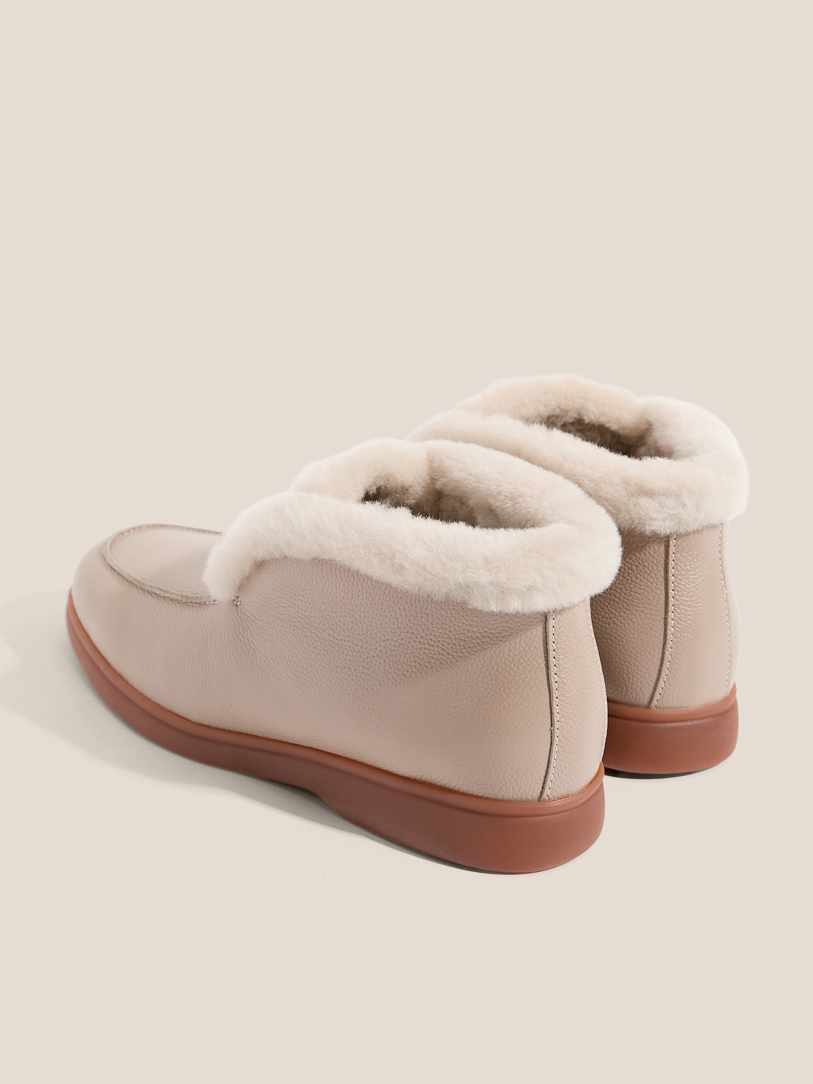 Женские высокие лоферы TENDANCE 4747905, пыльно-бежевый