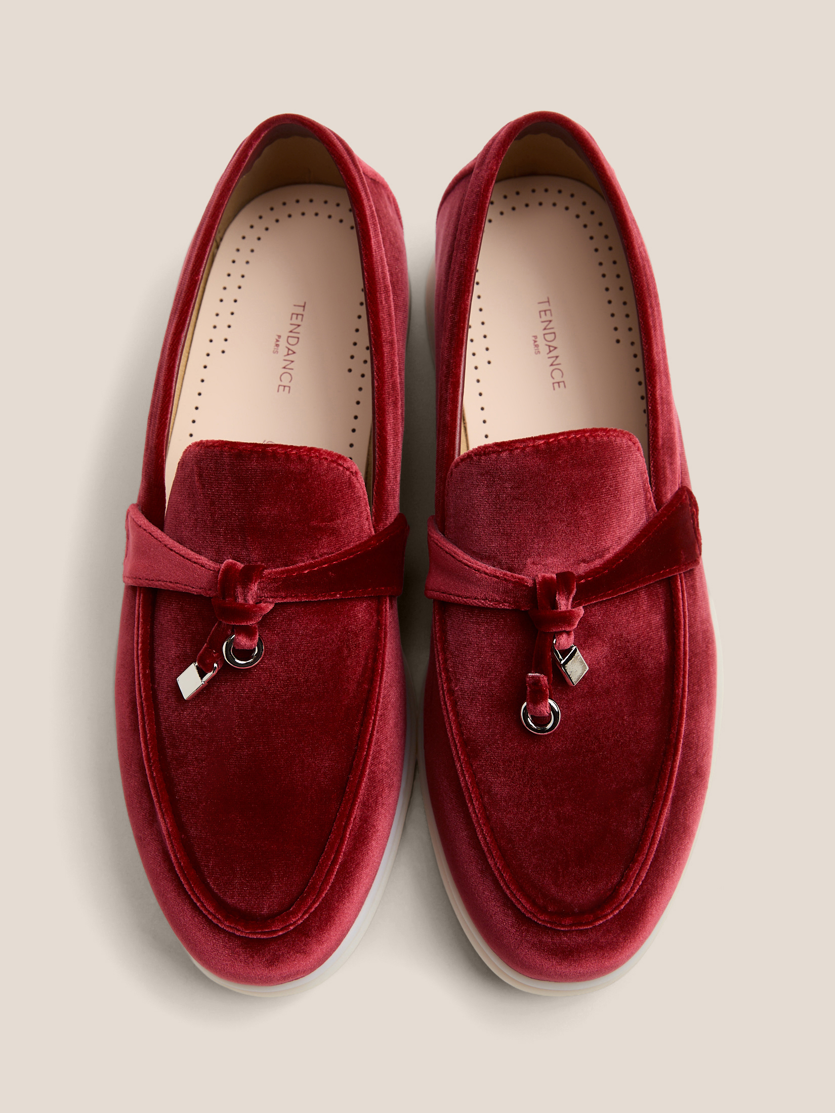 Женские лоферы TENDANCE 4938081, рубиновый