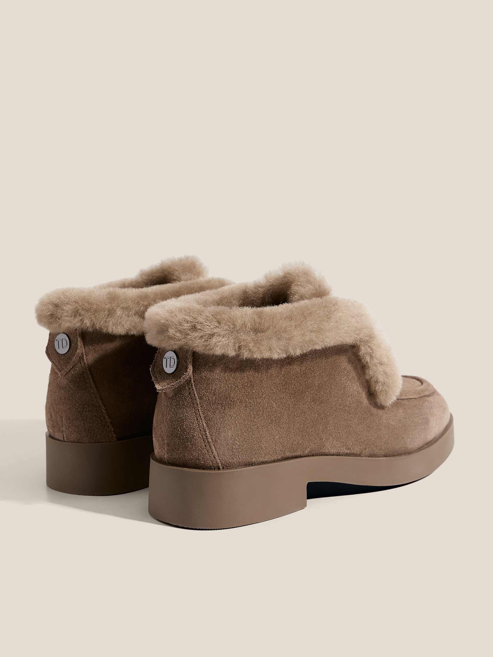 Женские высокие лоферы TENDANCE 4909482, зеленовато-коричневый