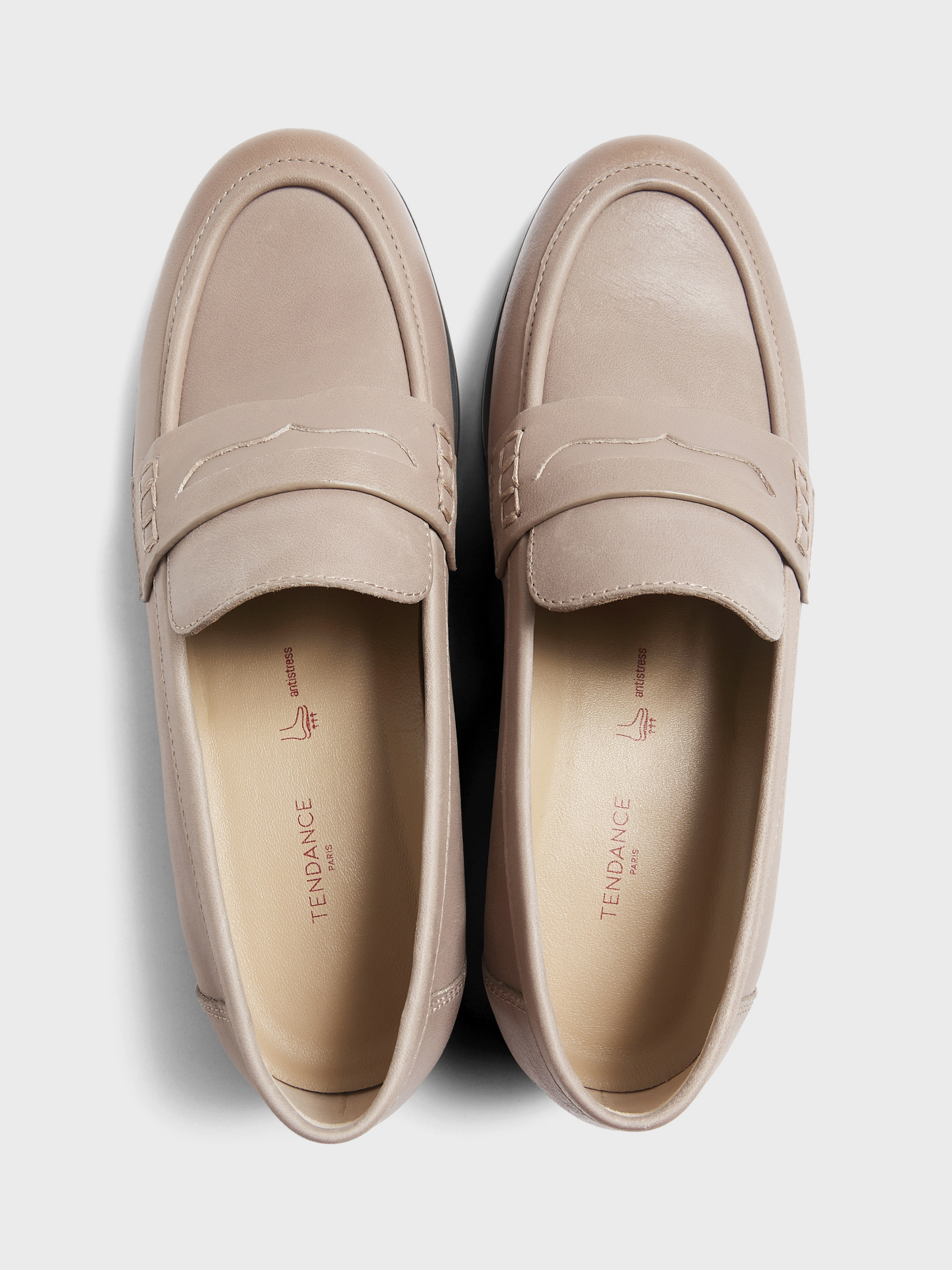Женские лоферы TENDANCE 4585582, серо-бежевый