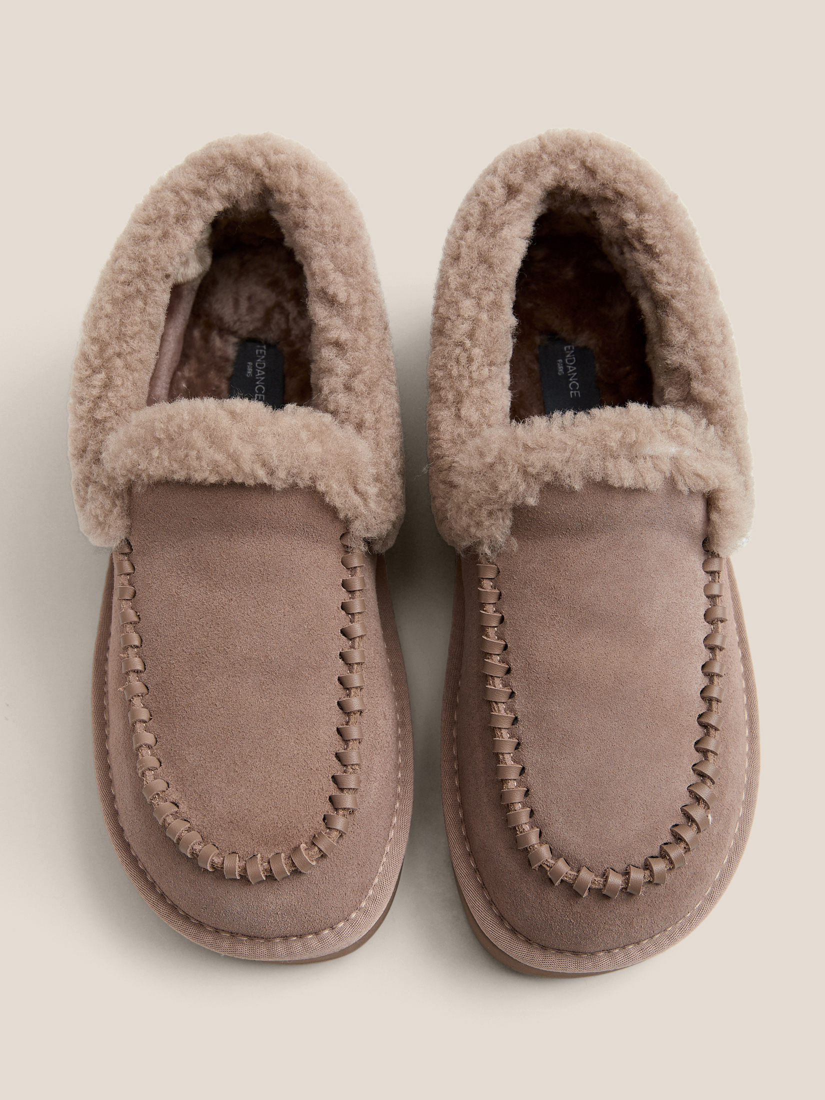 Женские высокие лоферы TENDANCE 4938556, розовато-коричневый