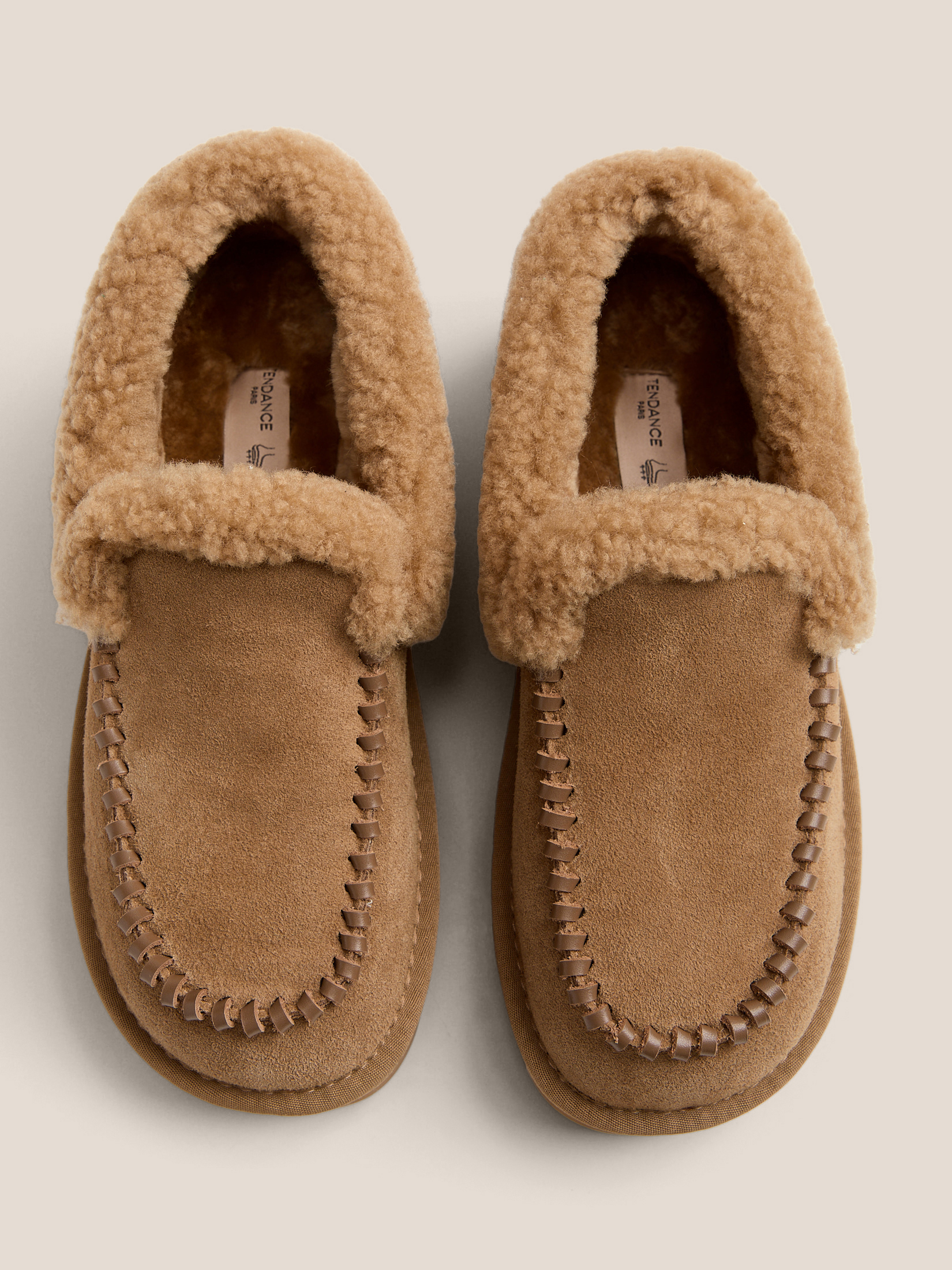 Женские высокие лоферы TENDANCE 4938605, зеленовато-бежевый