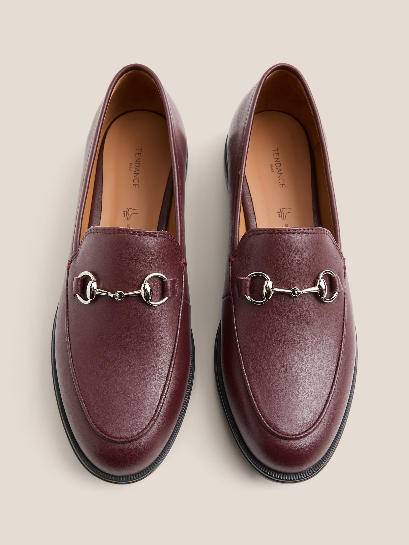 Женские лоферы TENDANCE 4710927, бордовый