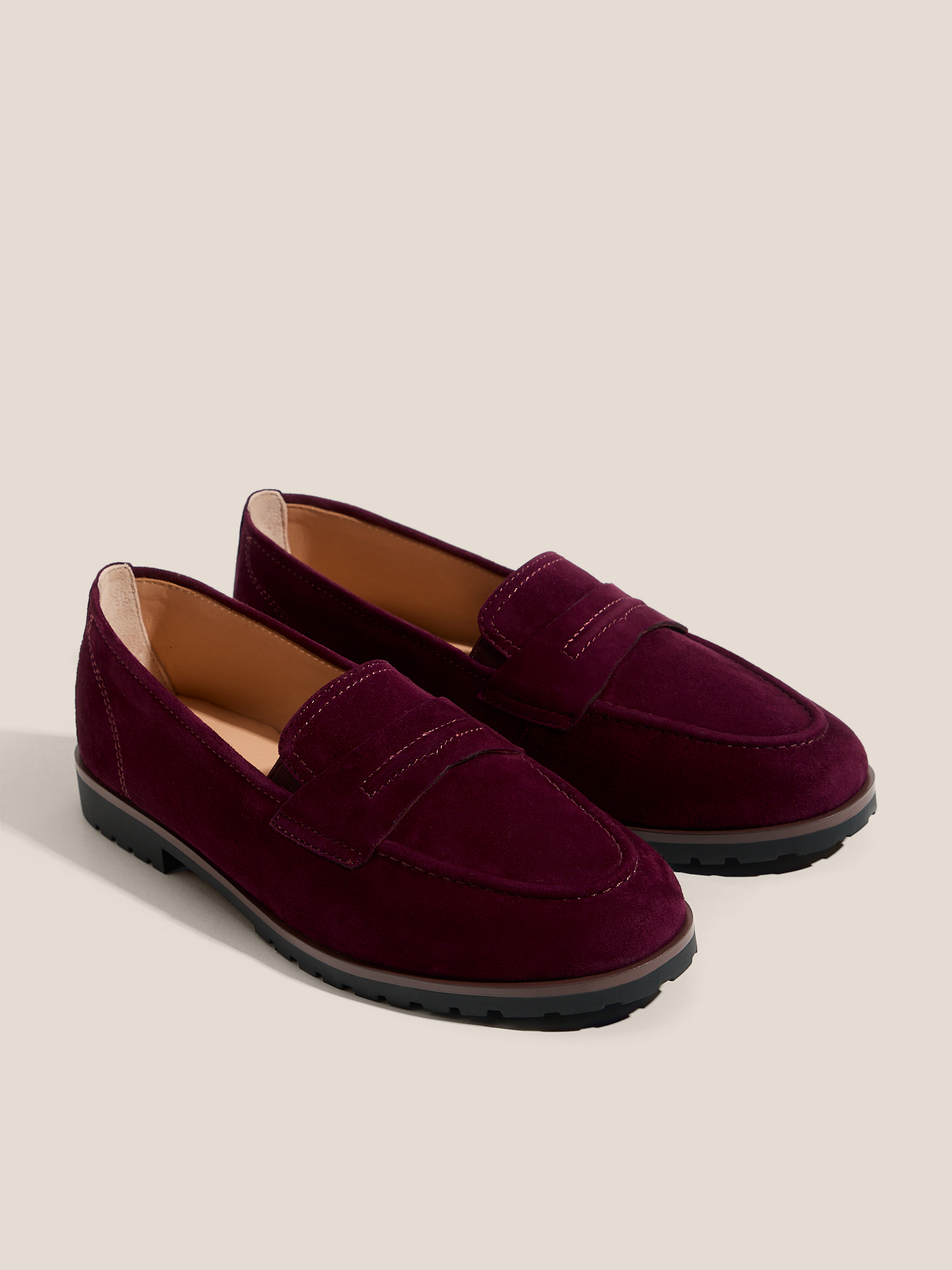 Женские лоферы TENDANCE 4701305, фиолетово-бордовый