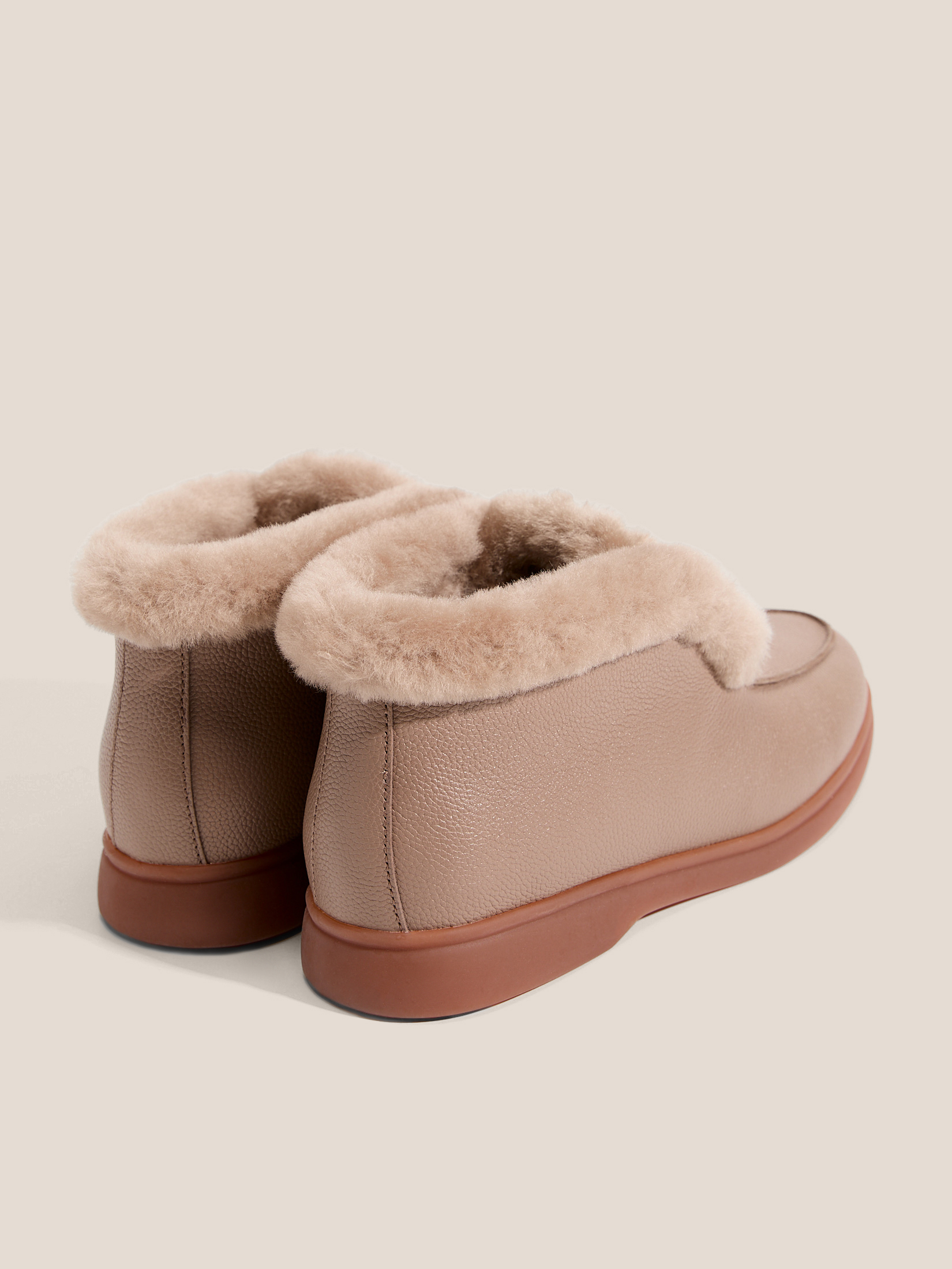 Женские высокие лоферы TENDANCE 4747877, бежево-коричневый