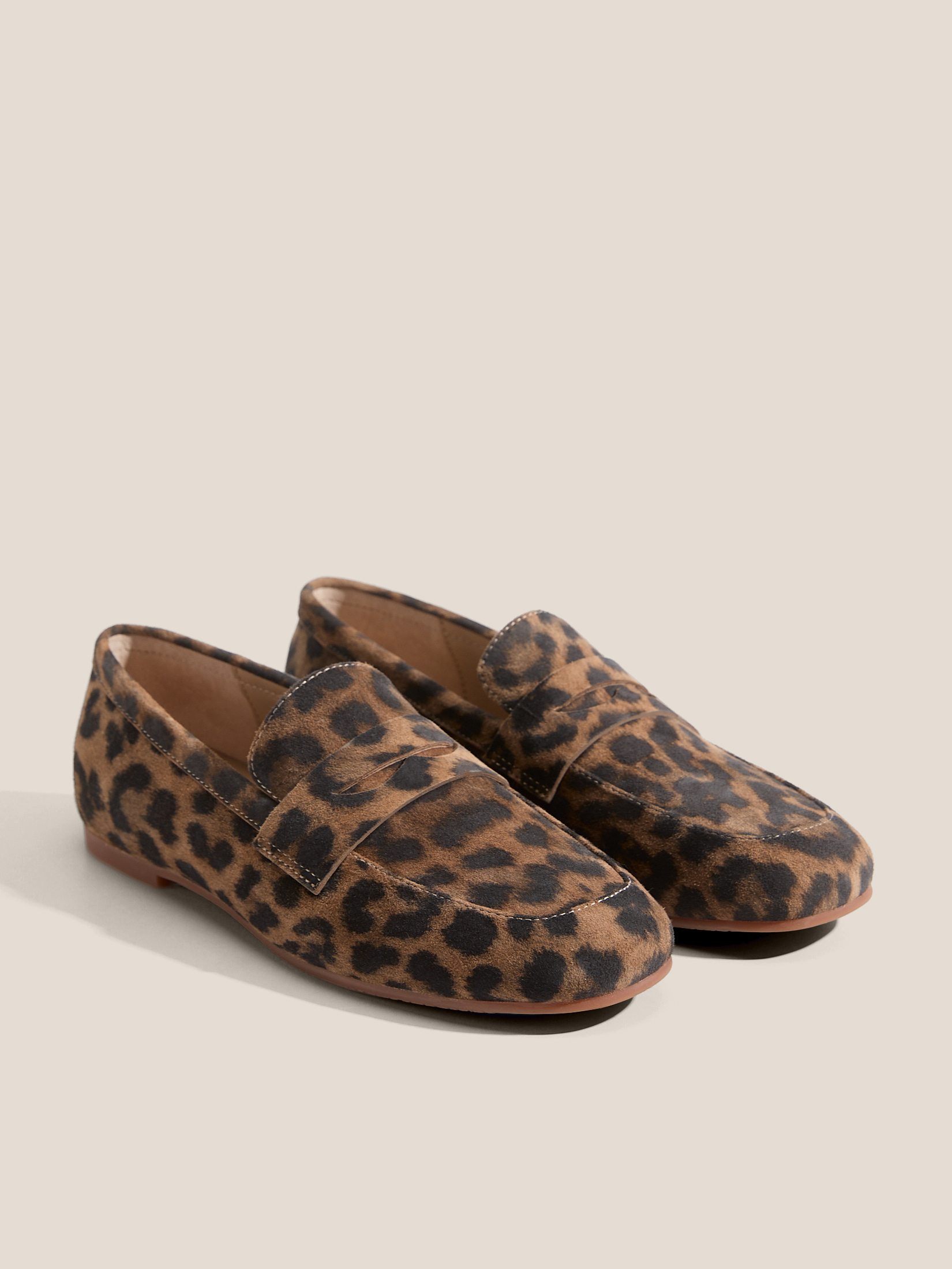 Женские лоферы TENDANCE 4835011, леопардовый принт