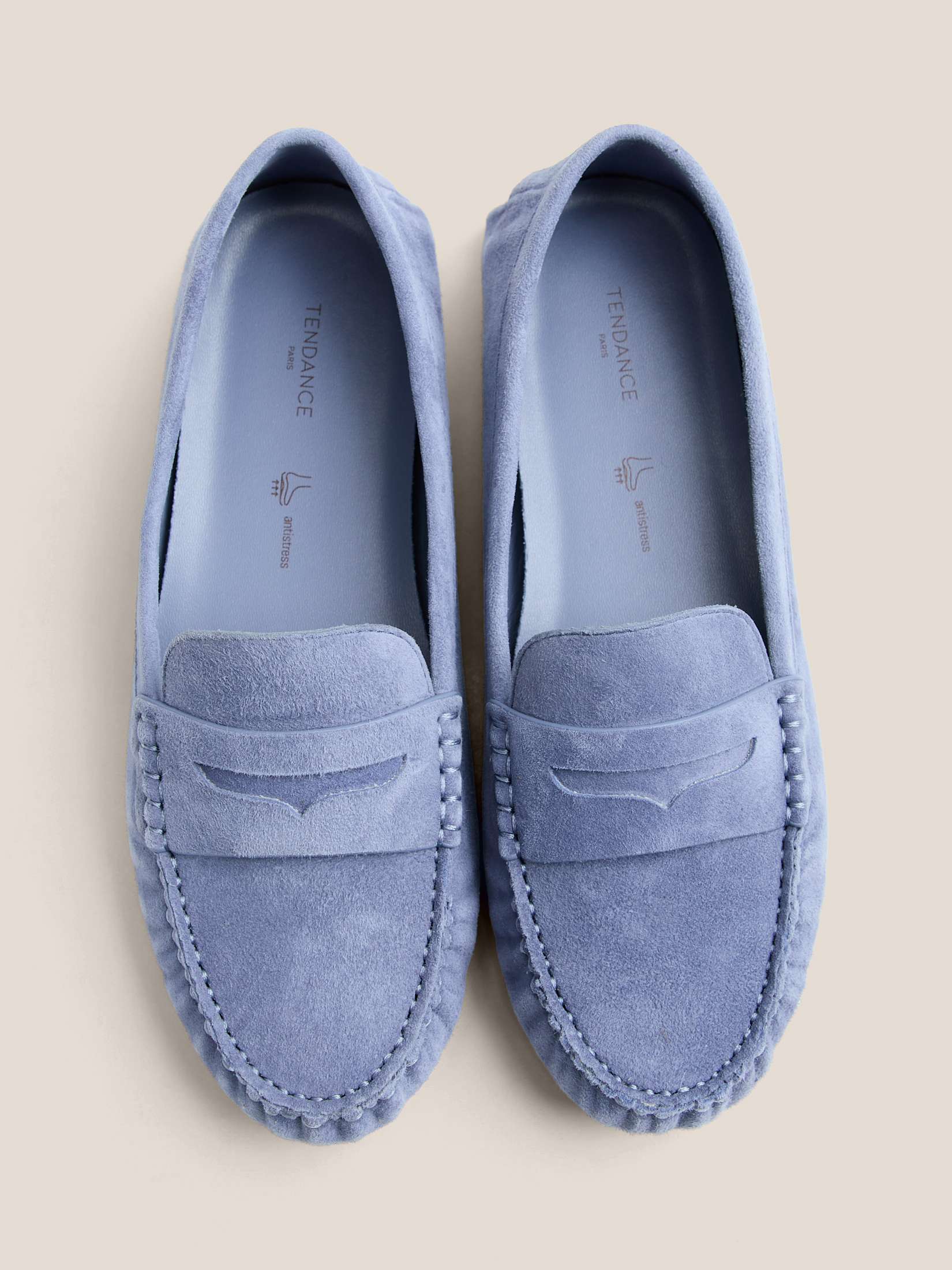Женские мокасины TENDANCE 4599659, голубой