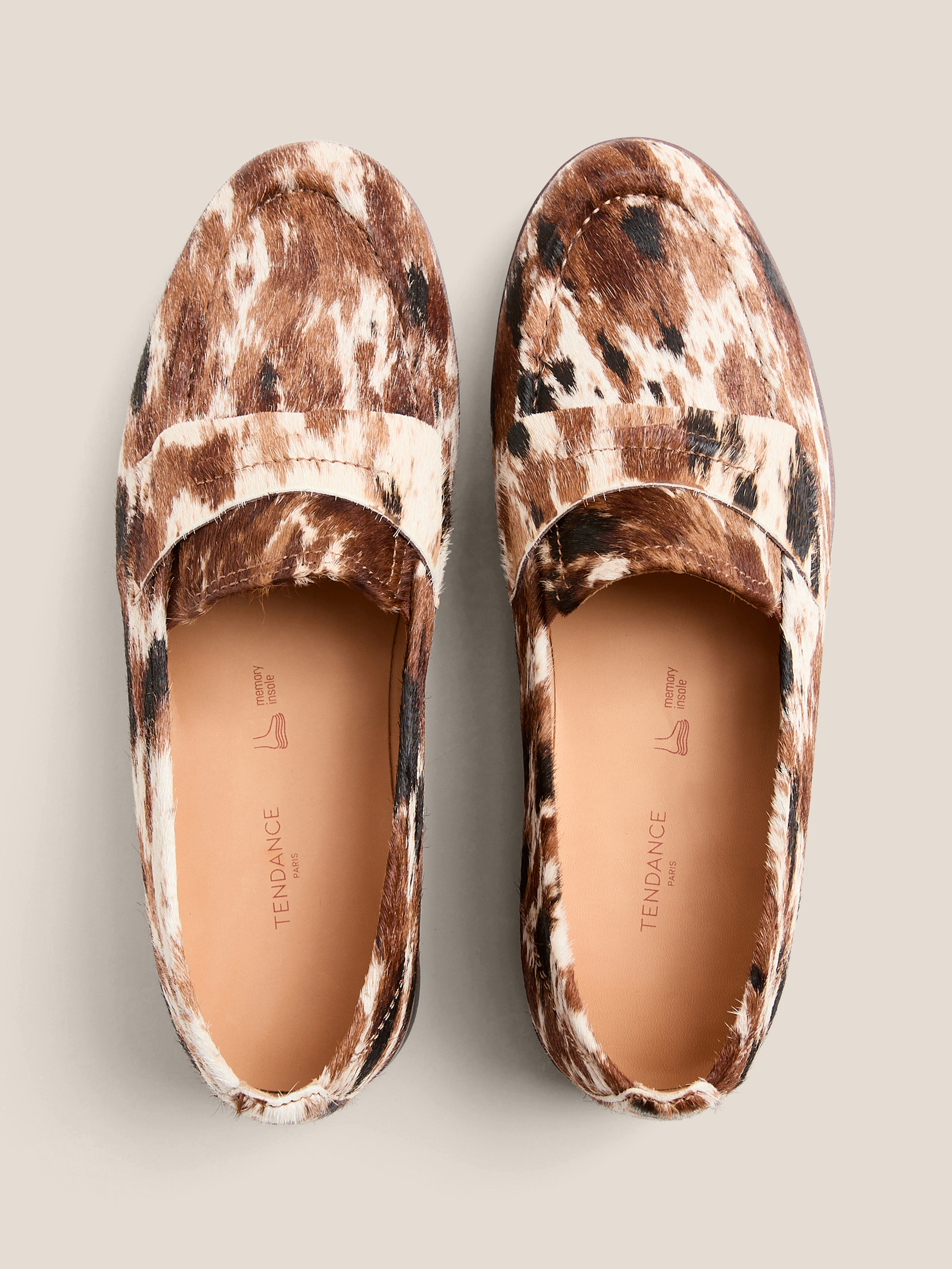 Женские лоферы TENDANCE 4701354, анималистичный принт