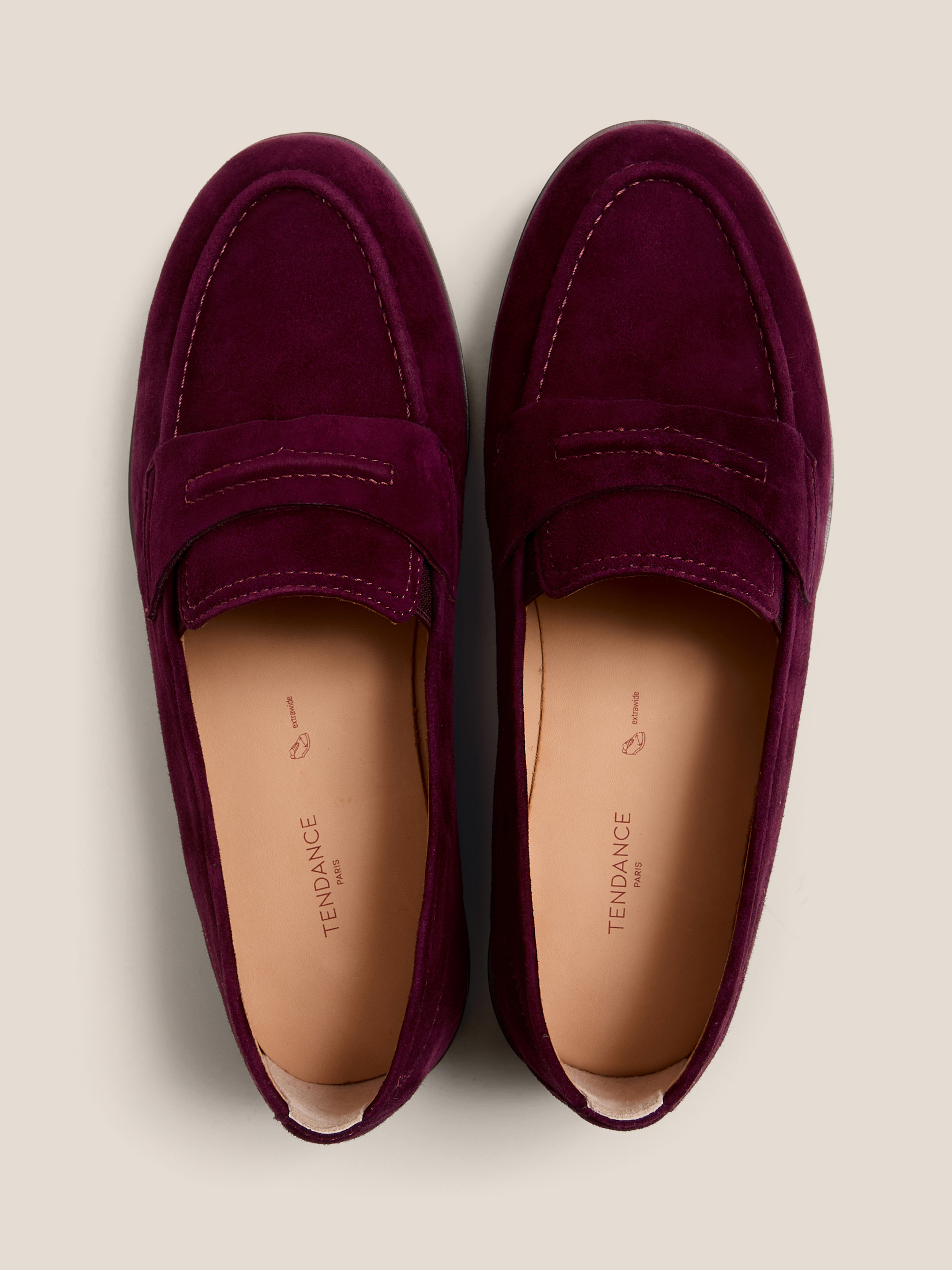 Женские лоферы TENDANCE 4701305, фиолетово-бордовый