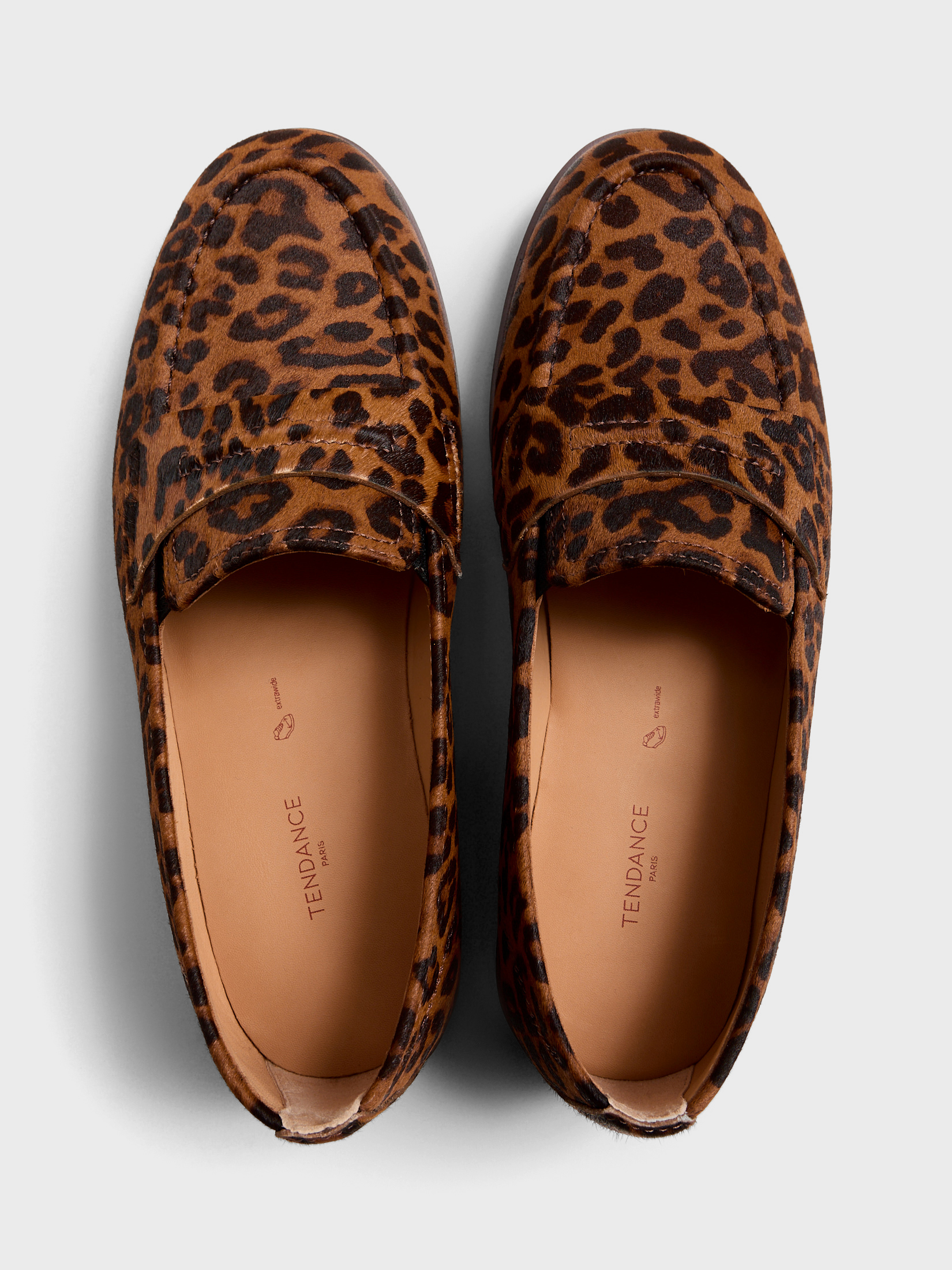 Женские лоферы TENDANCE 4701265, леопардовый принт