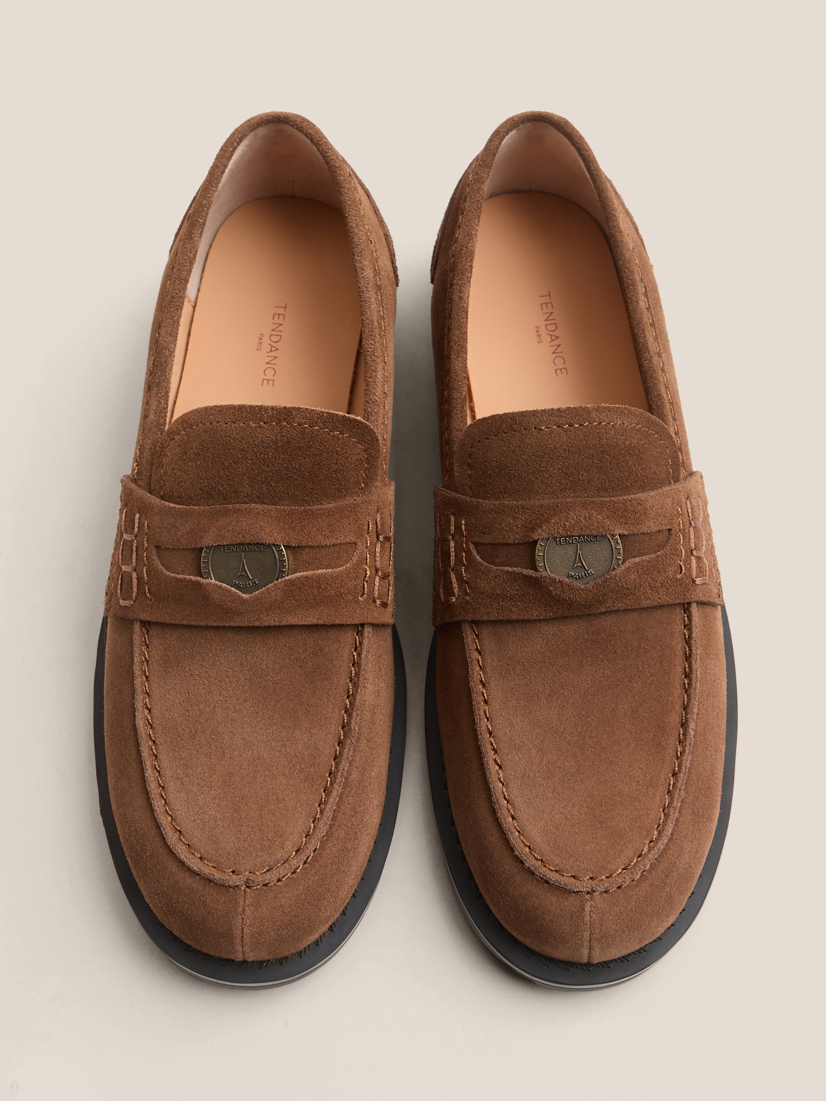 Женские лоферы TENDANCE 4834355, коричневый