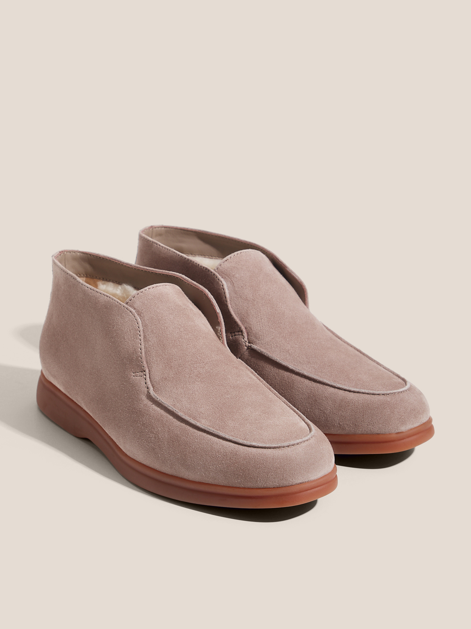 Женские высокие лоферы TENDANCE 4748305, пыльно-розовый