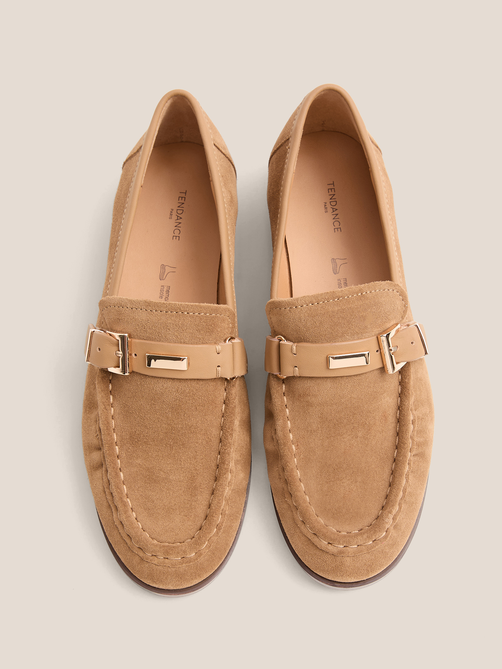 Женские лоферы TENDANCE 4738898, светло-коричневый