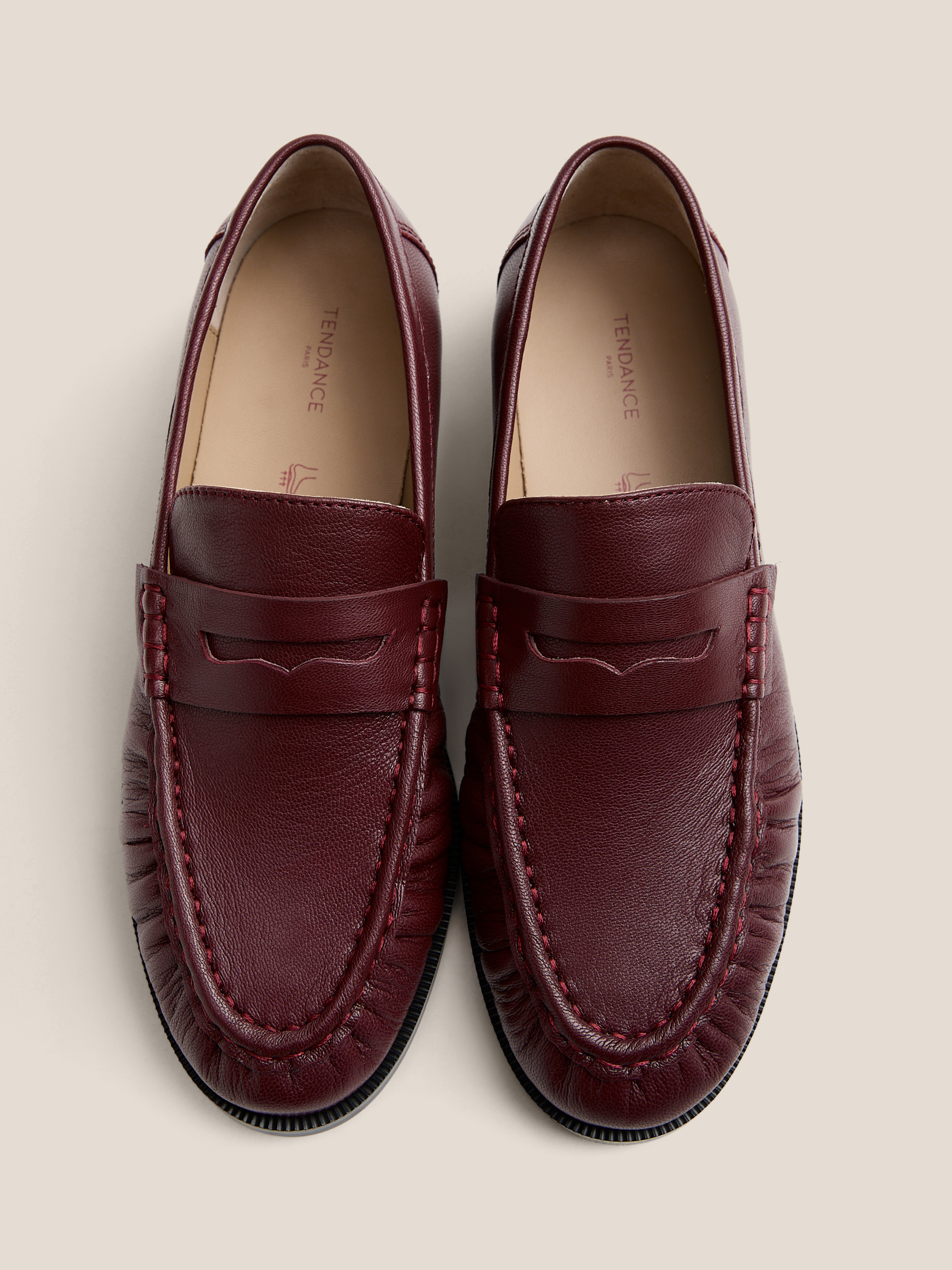 Женские лоферы TENDANCE 4834792, бордовый