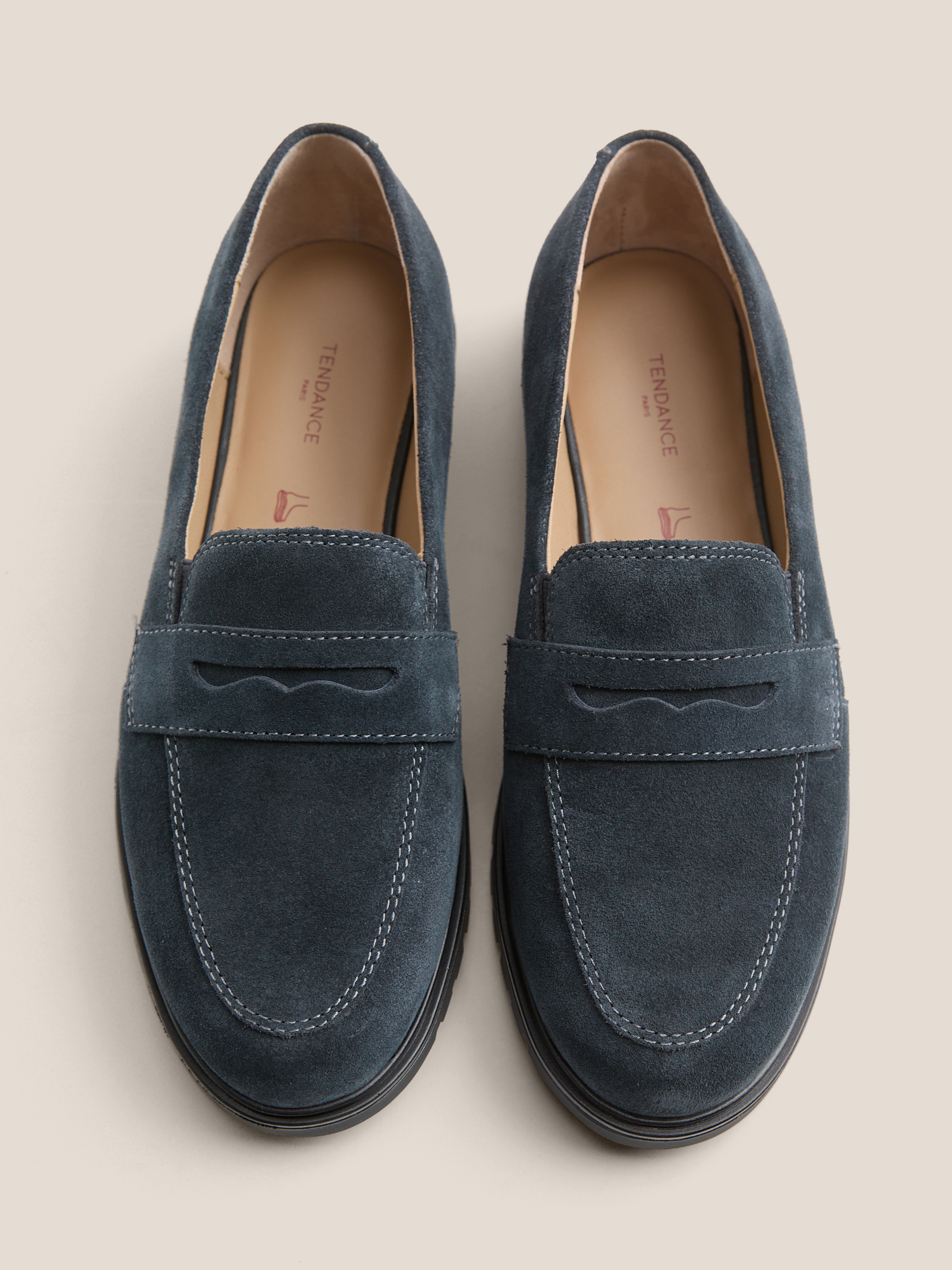 Женские лоферы TENDANCE 4834103, серо-синий