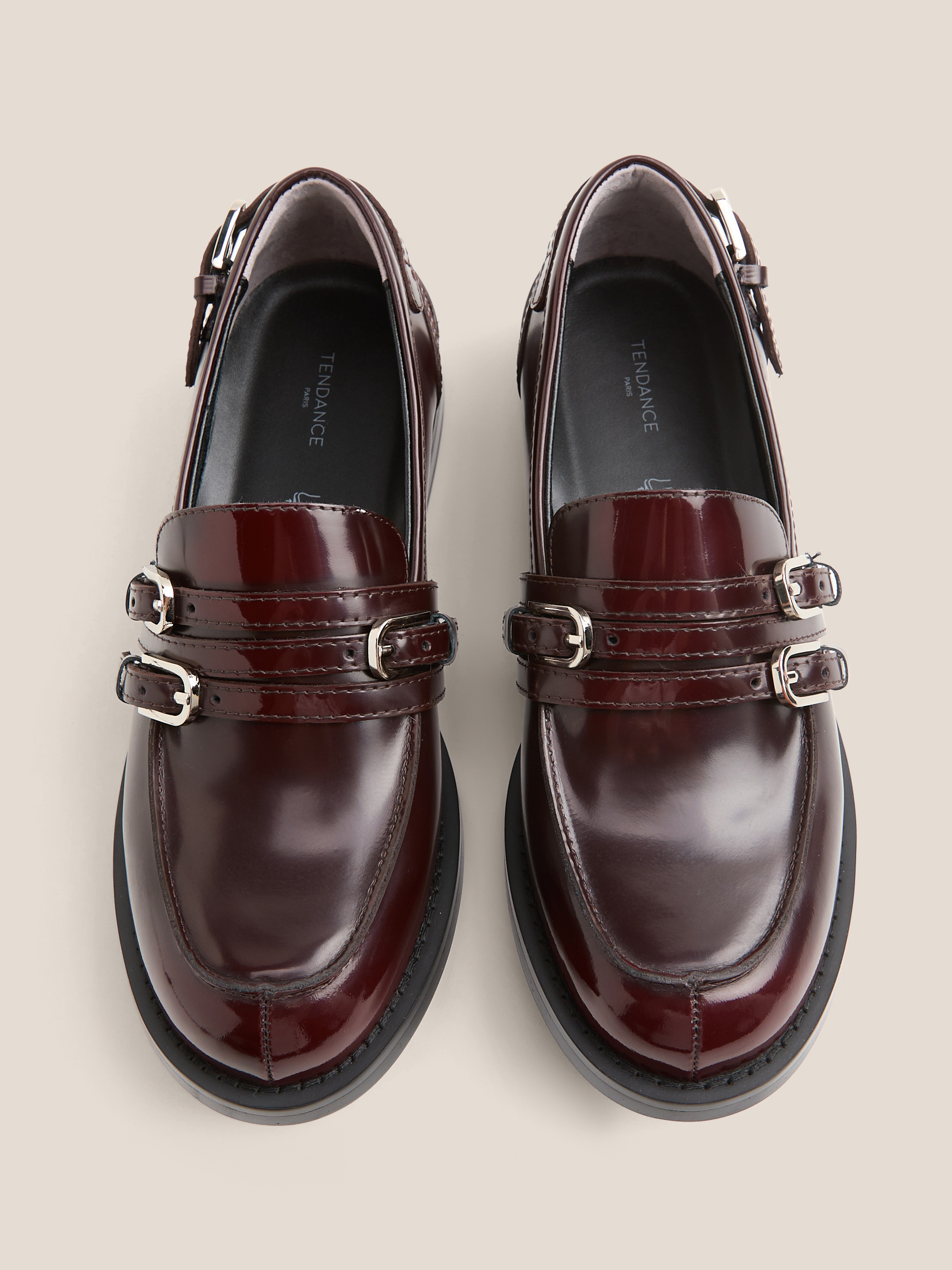 Женские лоферы TENDANCE 4711642, бордовый