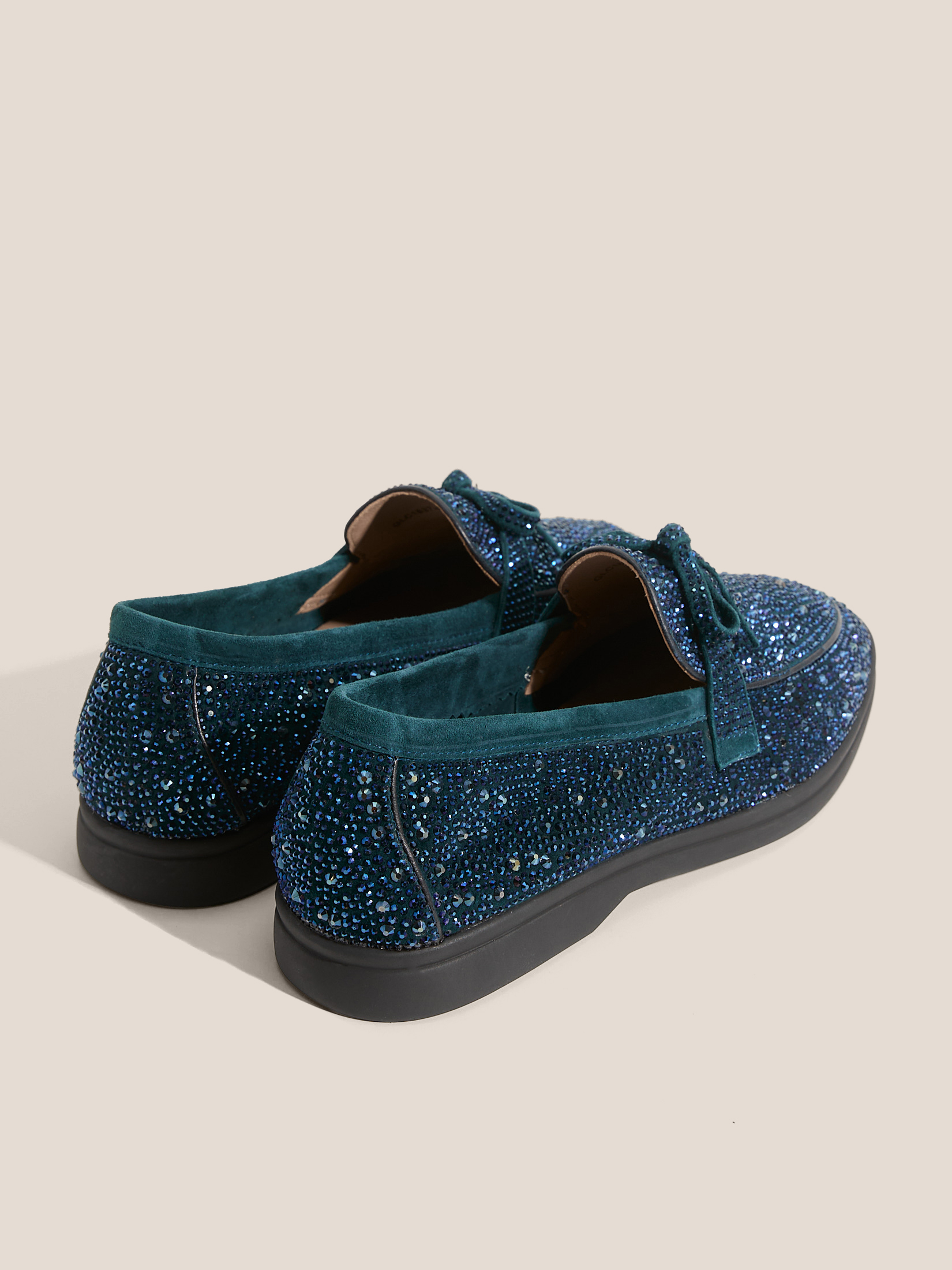 Женские лоферы TENDANCE 4900302, зелено-синий