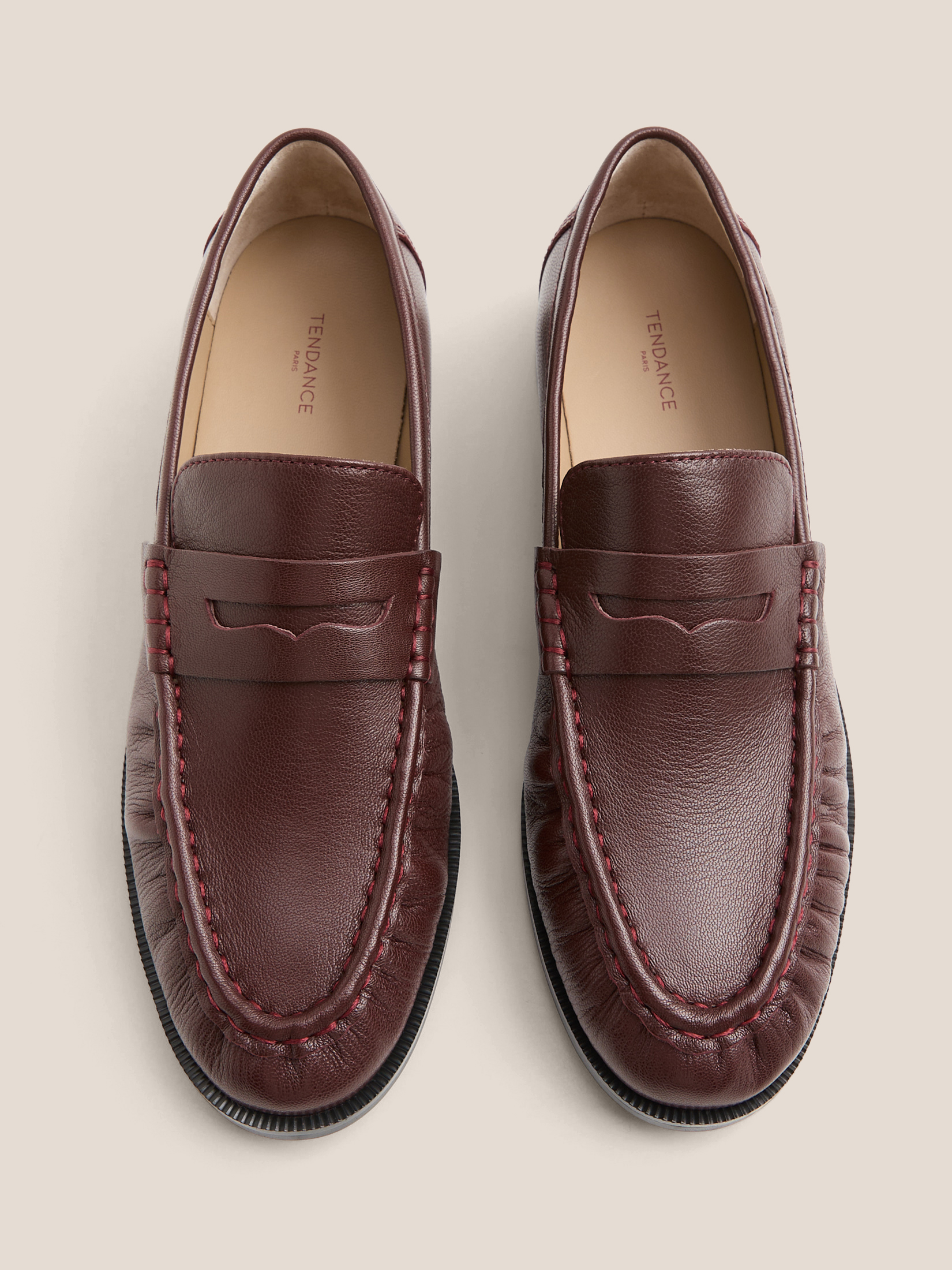 Женские лоферы TENDANCE 4834784, каштановый