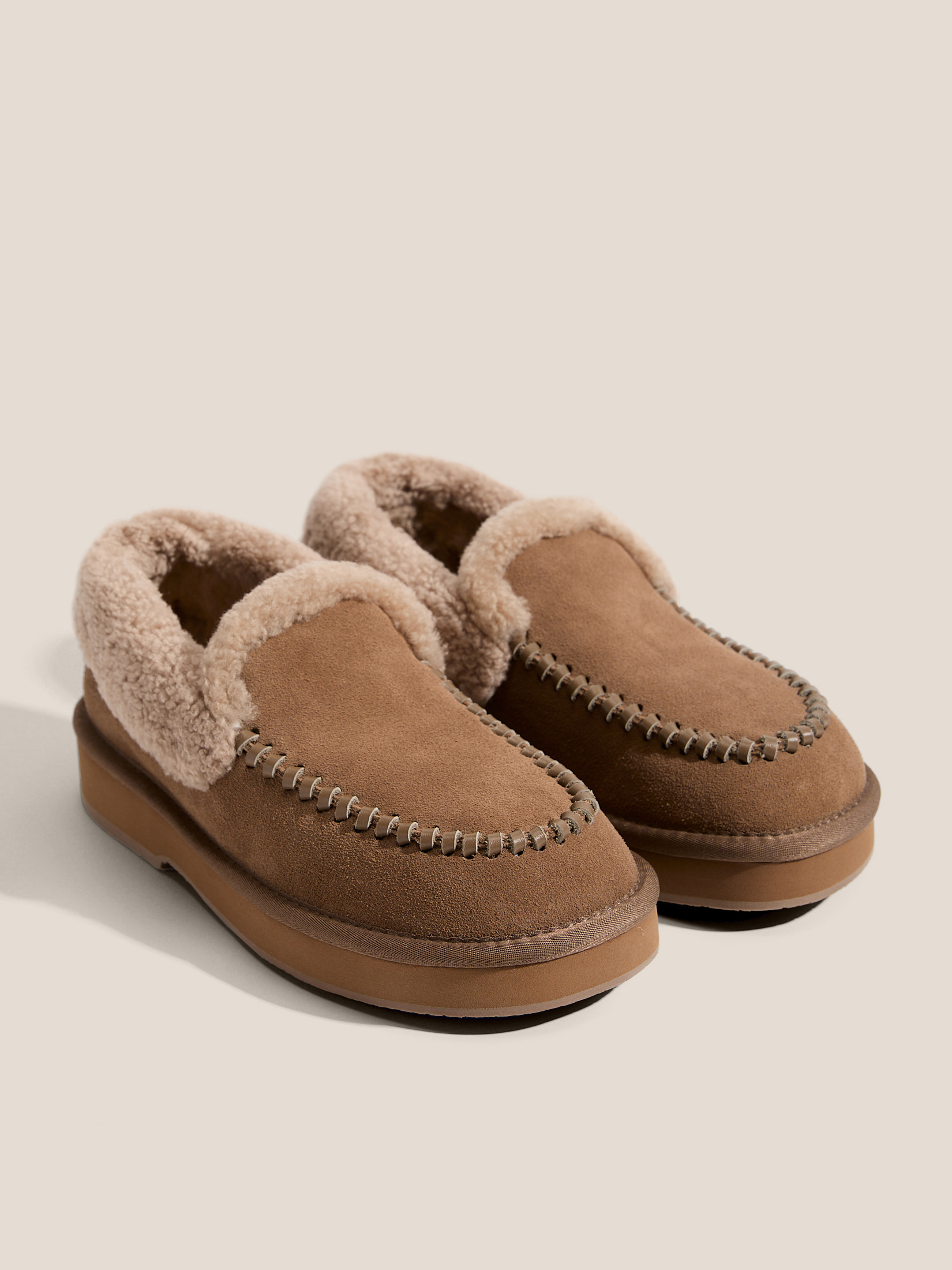 Женские высокие лоферы TENDANCE 4938613, бежево-коричневый