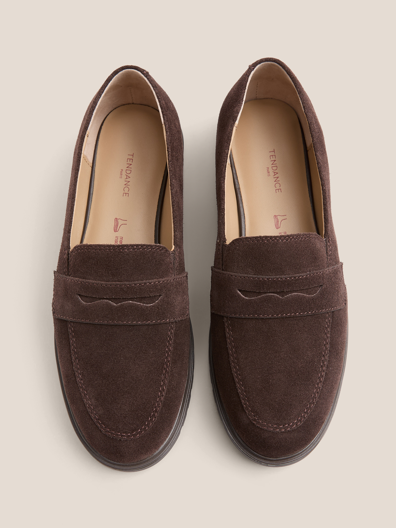 Женские лоферы TENDANCE 4834079, коричневый