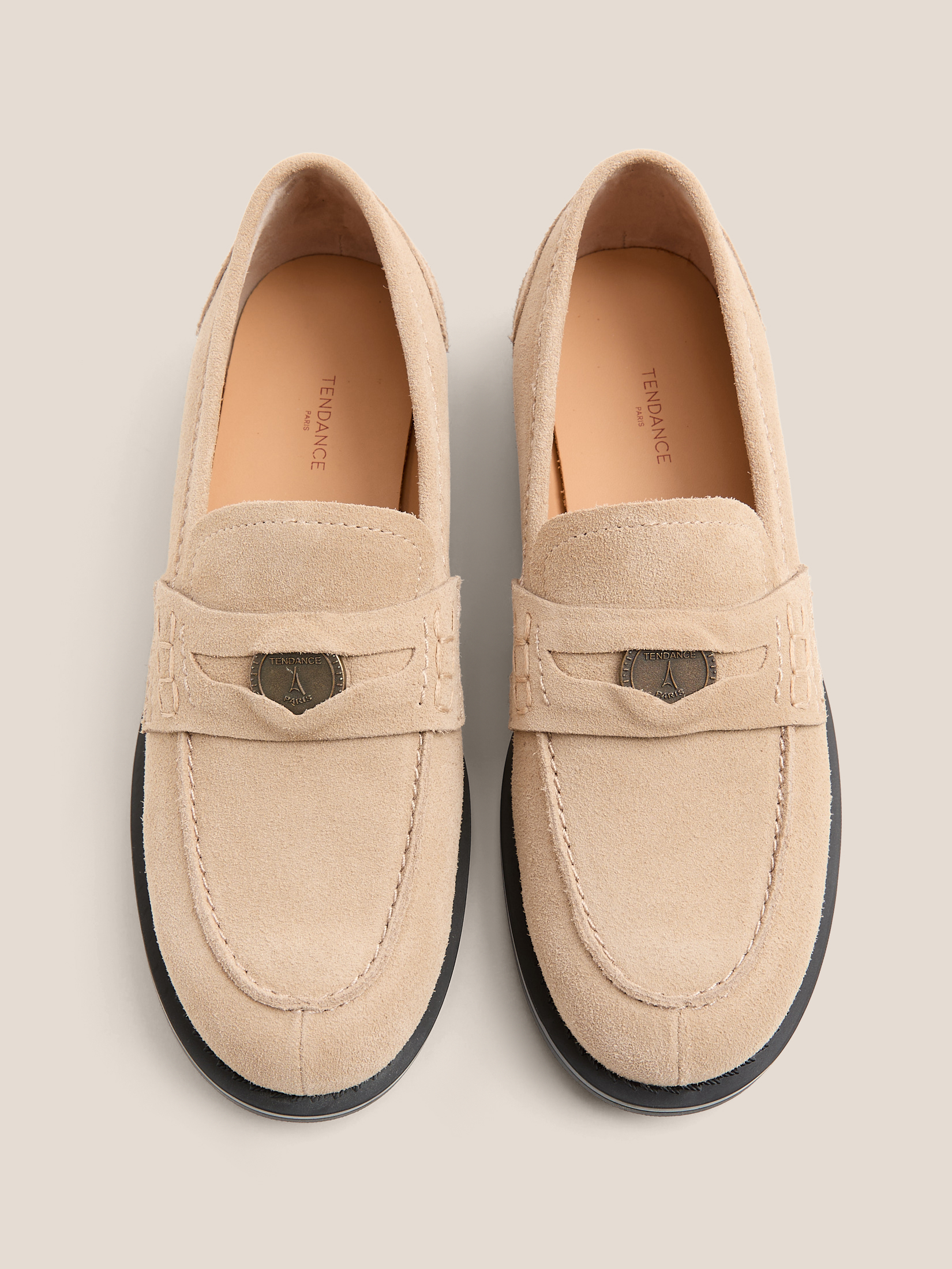 Женские лоферы TENDANCE 4834323, бежевый