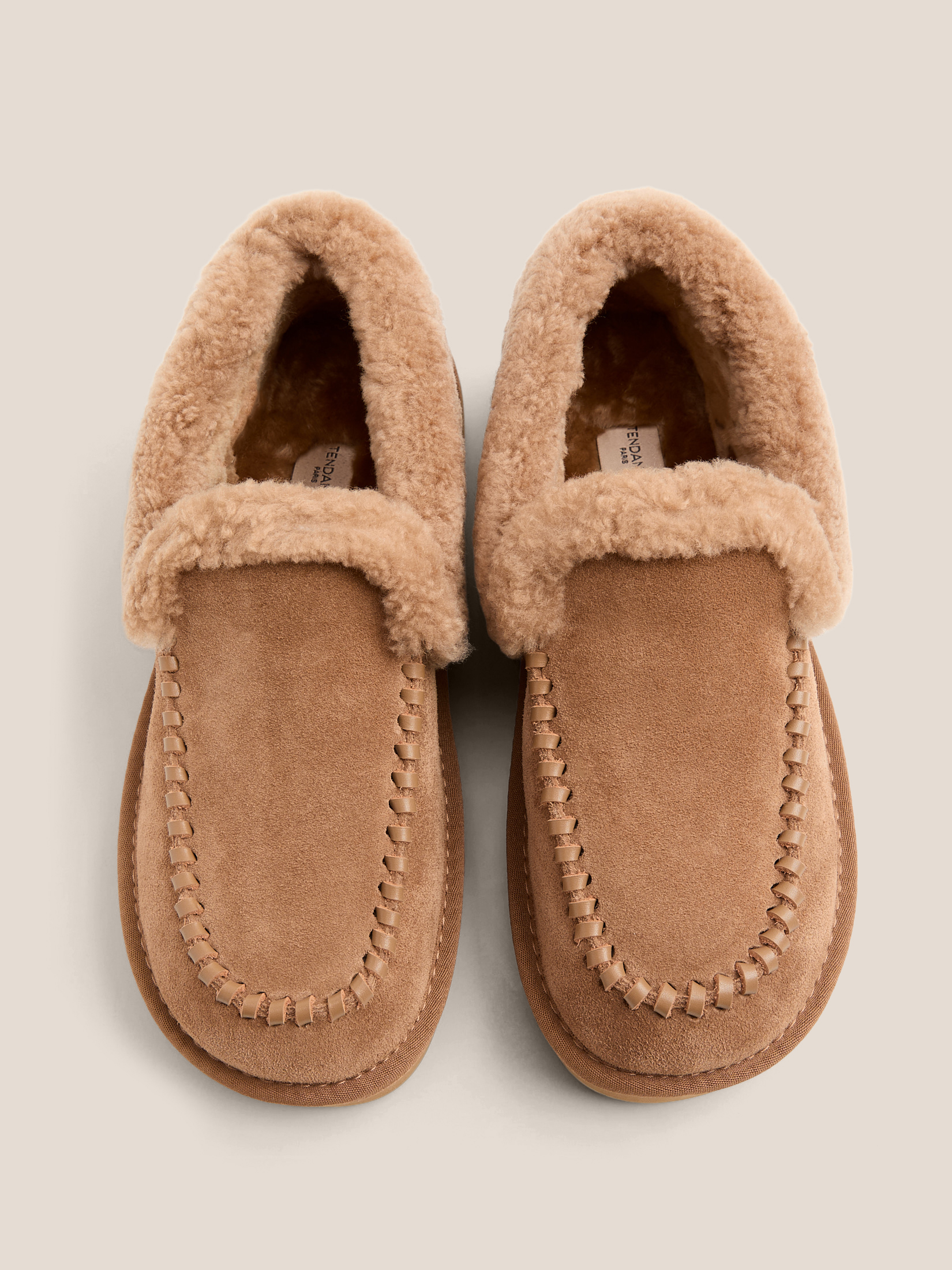 Женские высокие лоферы TENDANCE 4938508, светло-коричневый