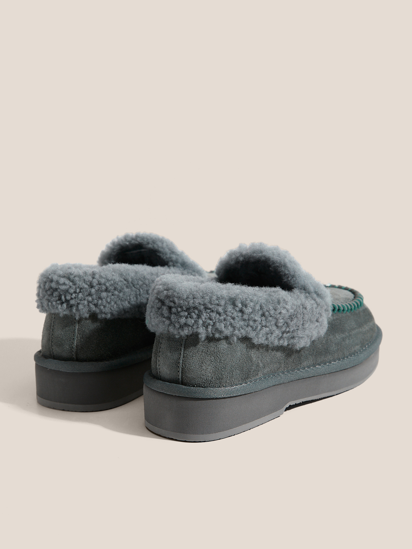 Женские высокие лоферы TENDANCE 4938669, зеленовато-серый