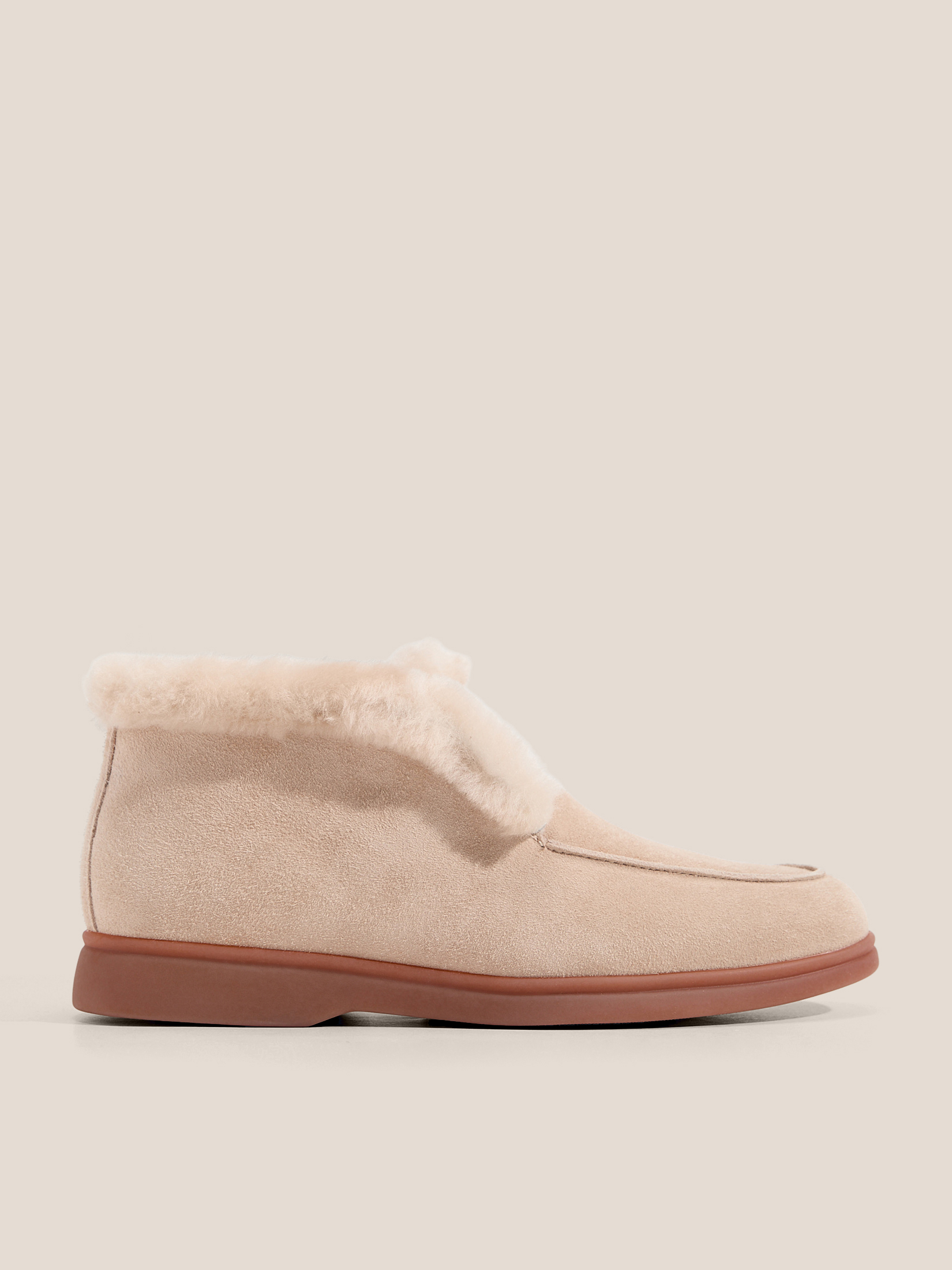 Женские высокие лоферы TENDANCE 4748103, светло-бежевый